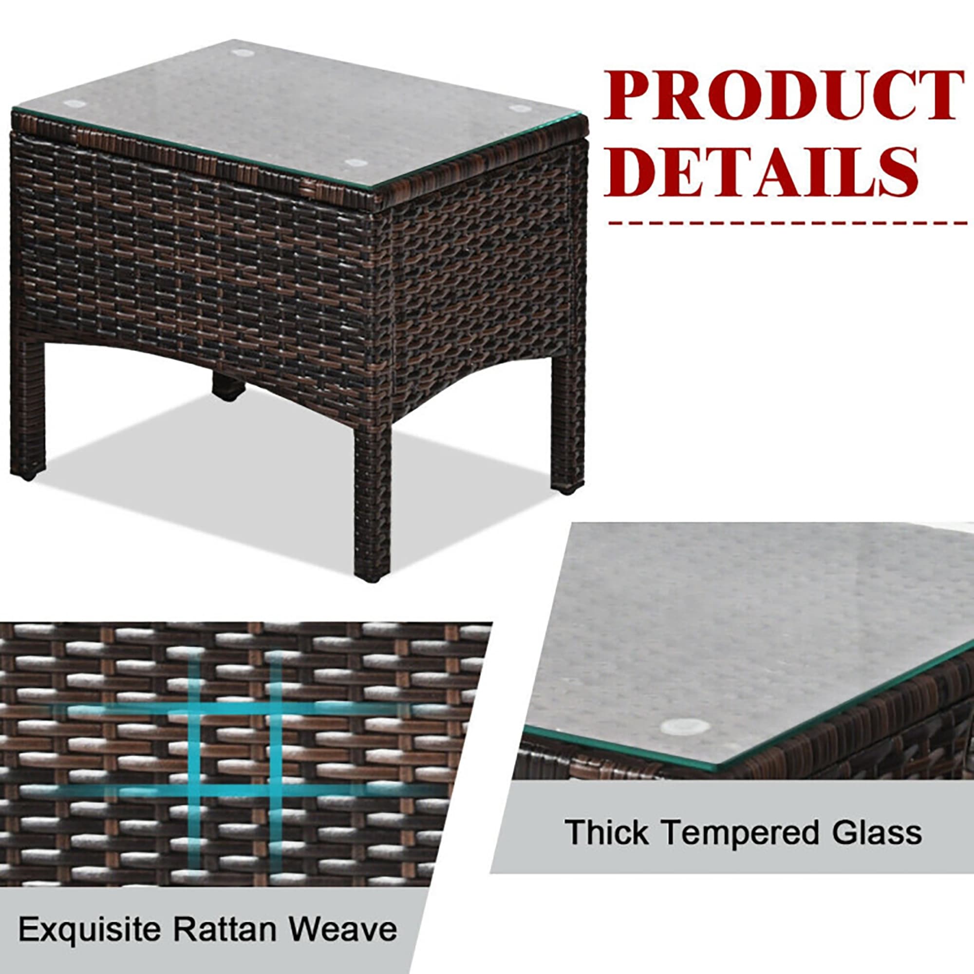 CASAINC CEW-HZ012RDDB05 Patio-Conversation-Sets - View #7