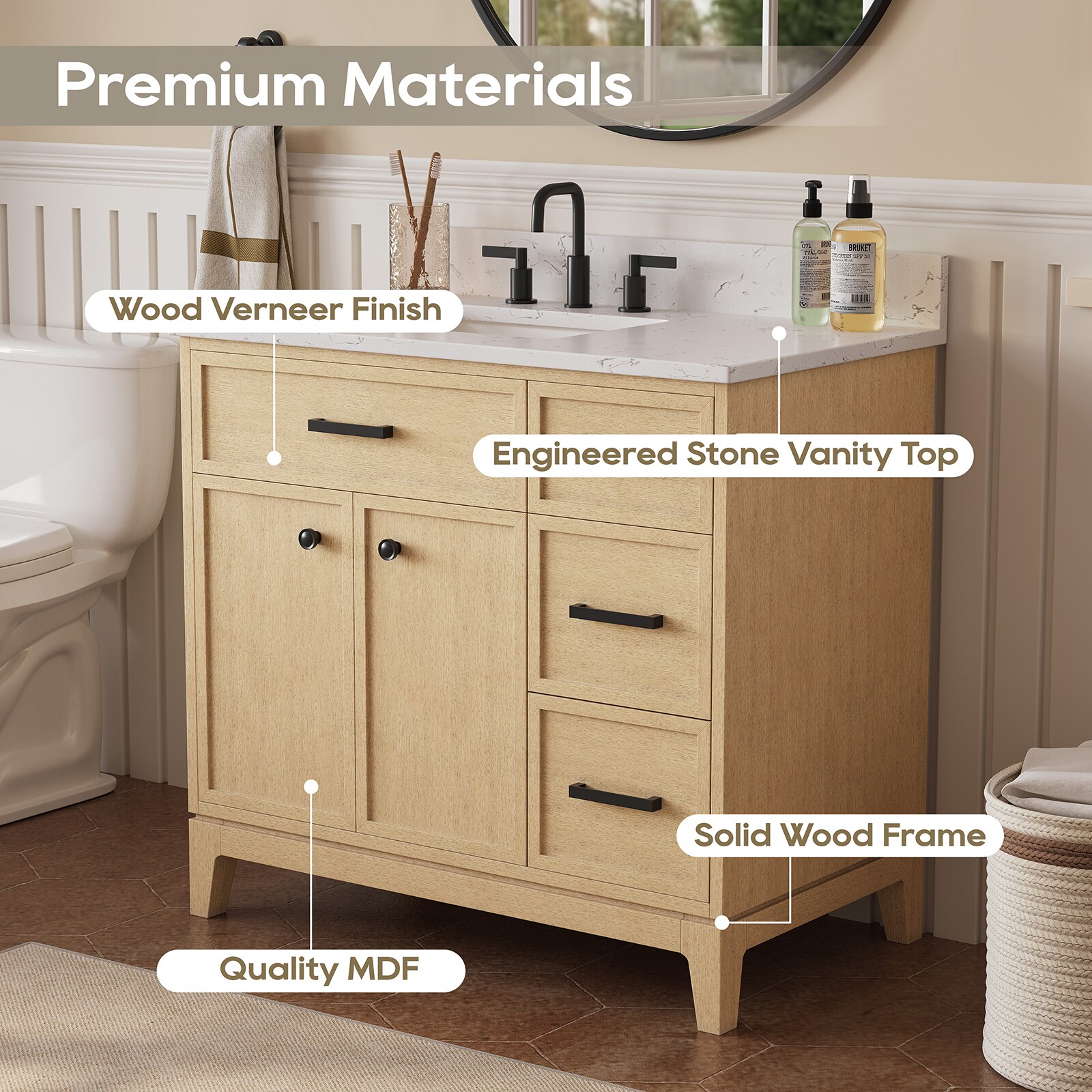 DELUXE LIVING V0061 Bath-Vanity-Combo - View #7