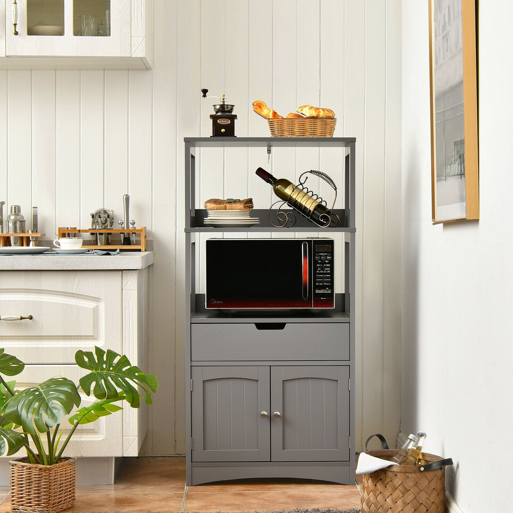 WELLFOR OUJ66295GR Linen-Cabinets - View #7