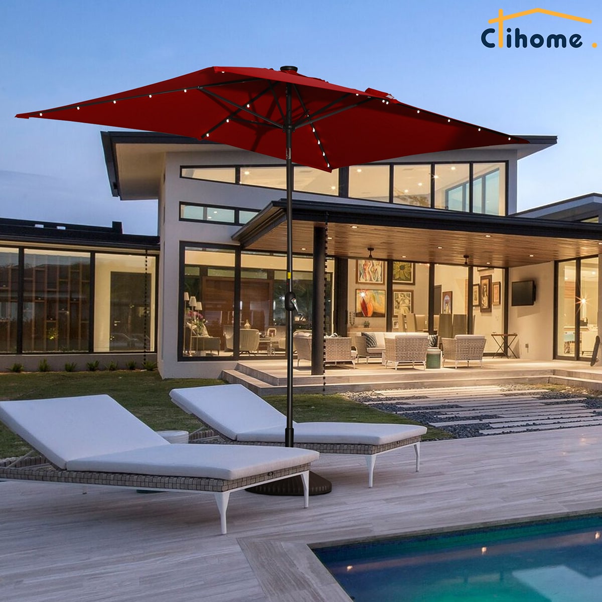 Clihome CLI-21ED37-2-LK Umbrellas-2 - View #4