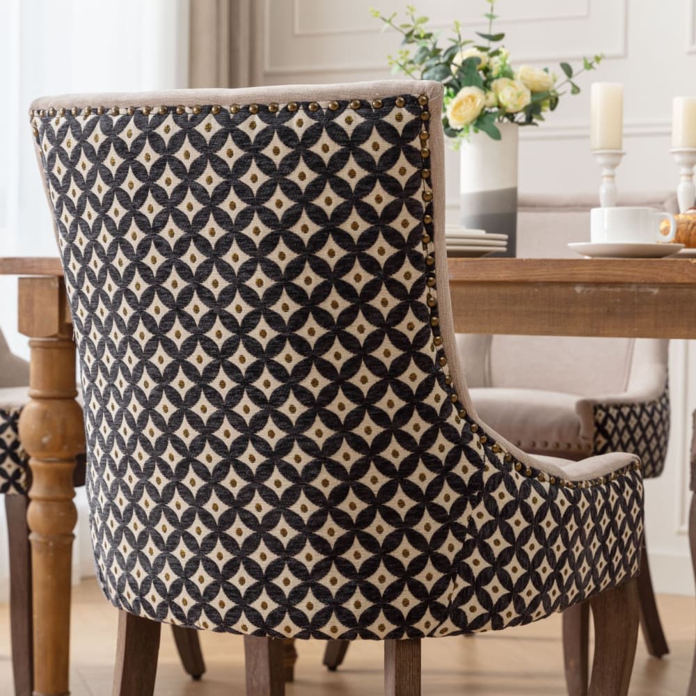 Maison Boucle SORA-CHAIR-PATTERN-4 Dining-Chairs - View #8