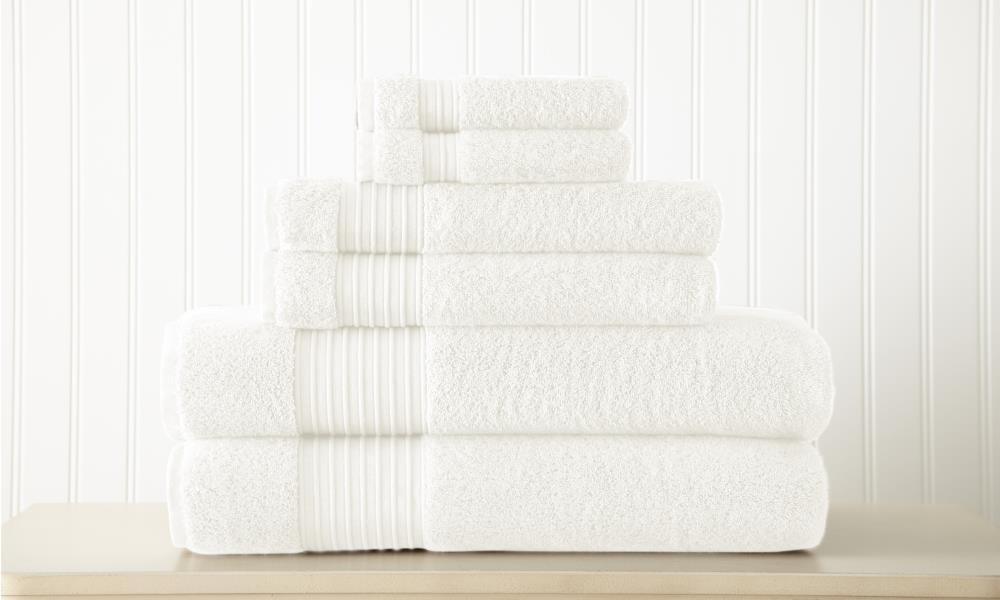 LUXURY WHITE ANTIBACTERIAL WASH TOWEL 100% TERRY COTTON FACE TOWELS PACK OF  10