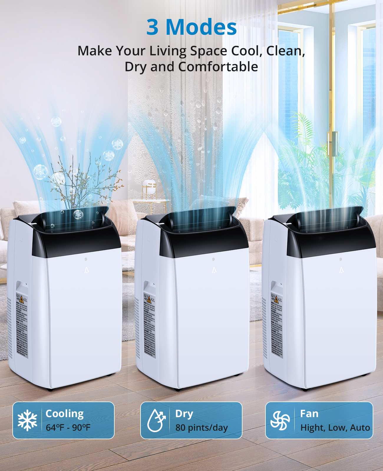 Qeetex LSHQQPHO-0XJ1J44A Portable-Air-Conditioners - View #5
