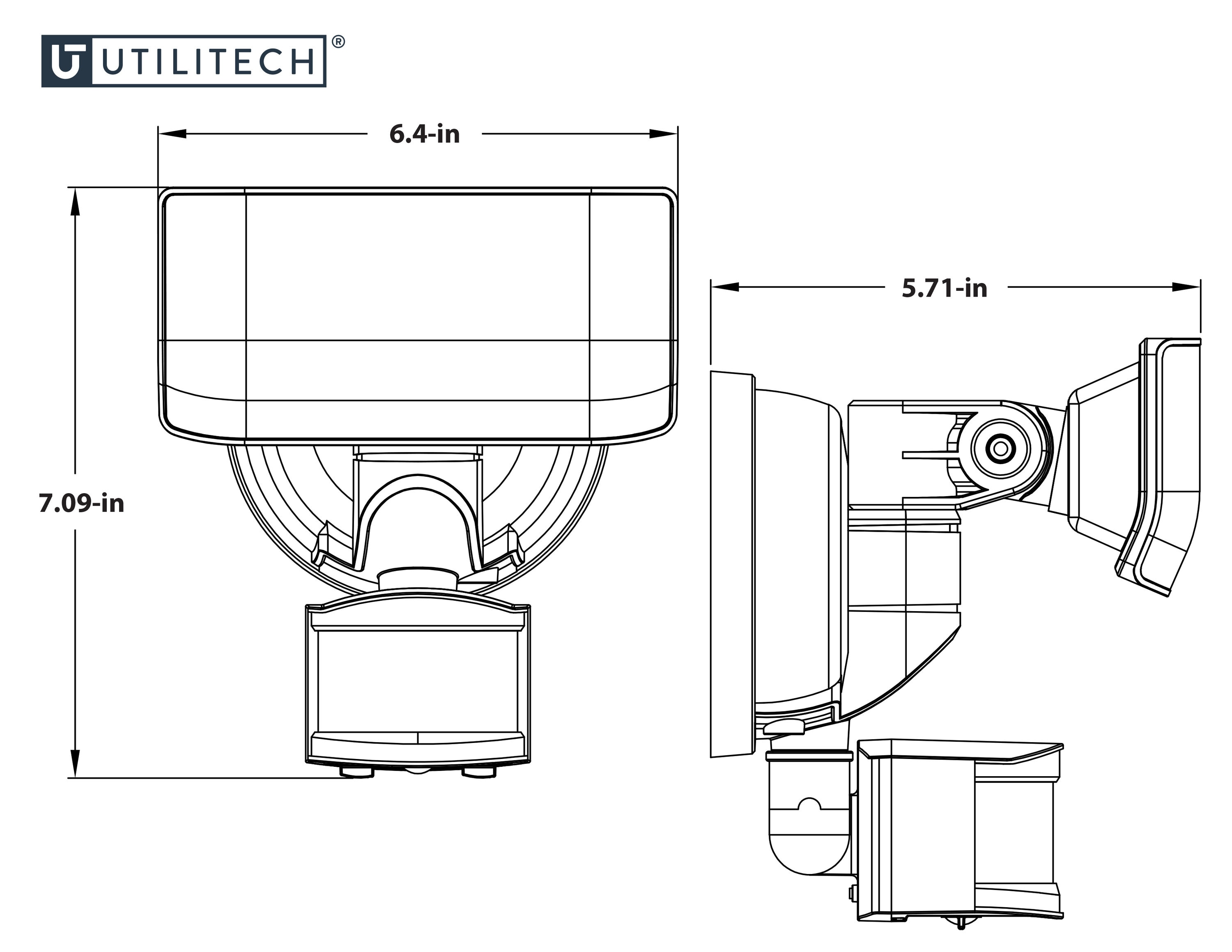 Utilitech FSI UT-201-800BRZ Motion-Activated-Floodlights - View #7