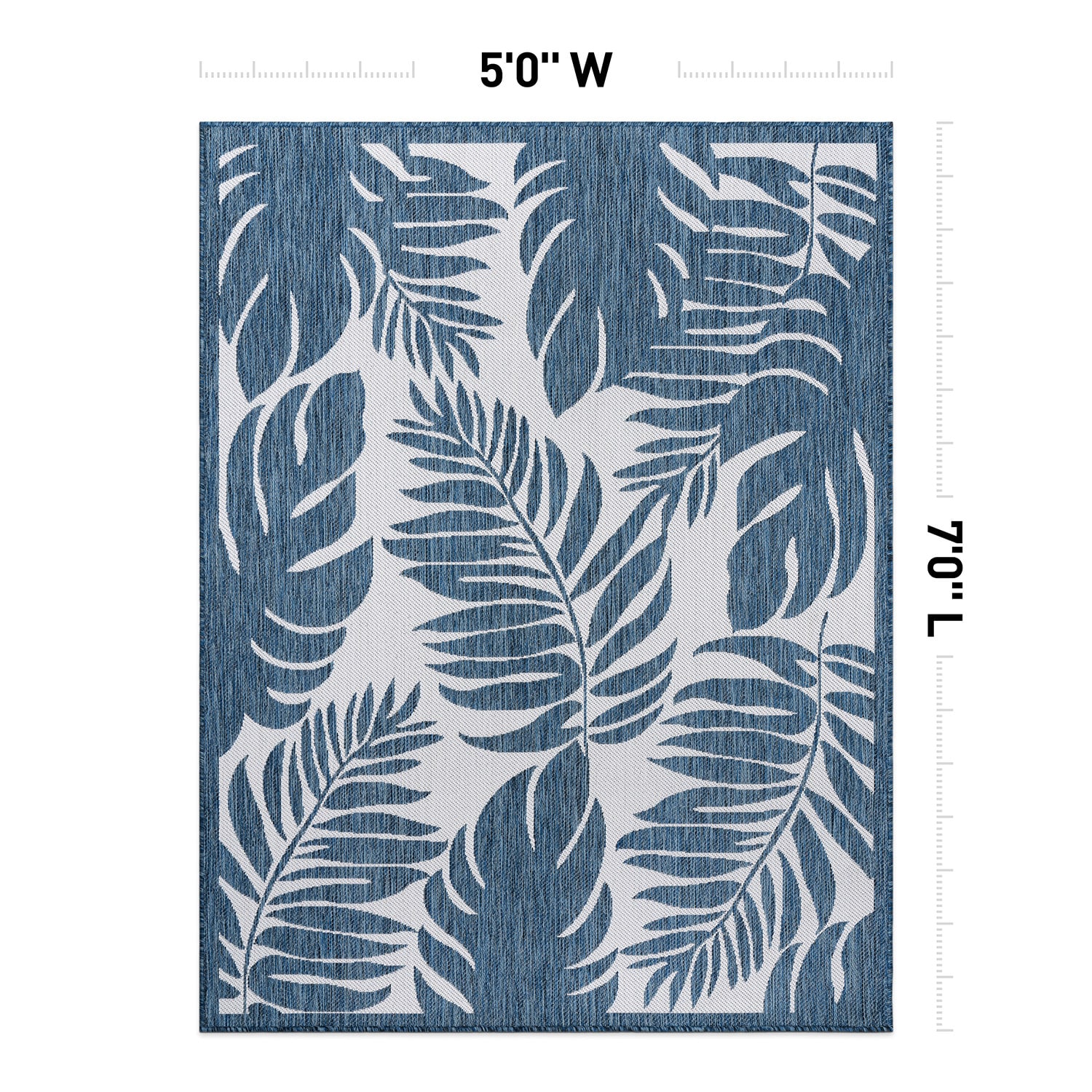 World Rug Gallery 113NAVY5X7 rugs - View #3