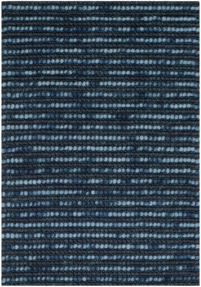 Safavieh BOH525G-3 Bohemian Lina 3 x 5 (ft) Synthetic Dark Blue/Multi Rectangular Indoor Stripe Coastal Throw rug