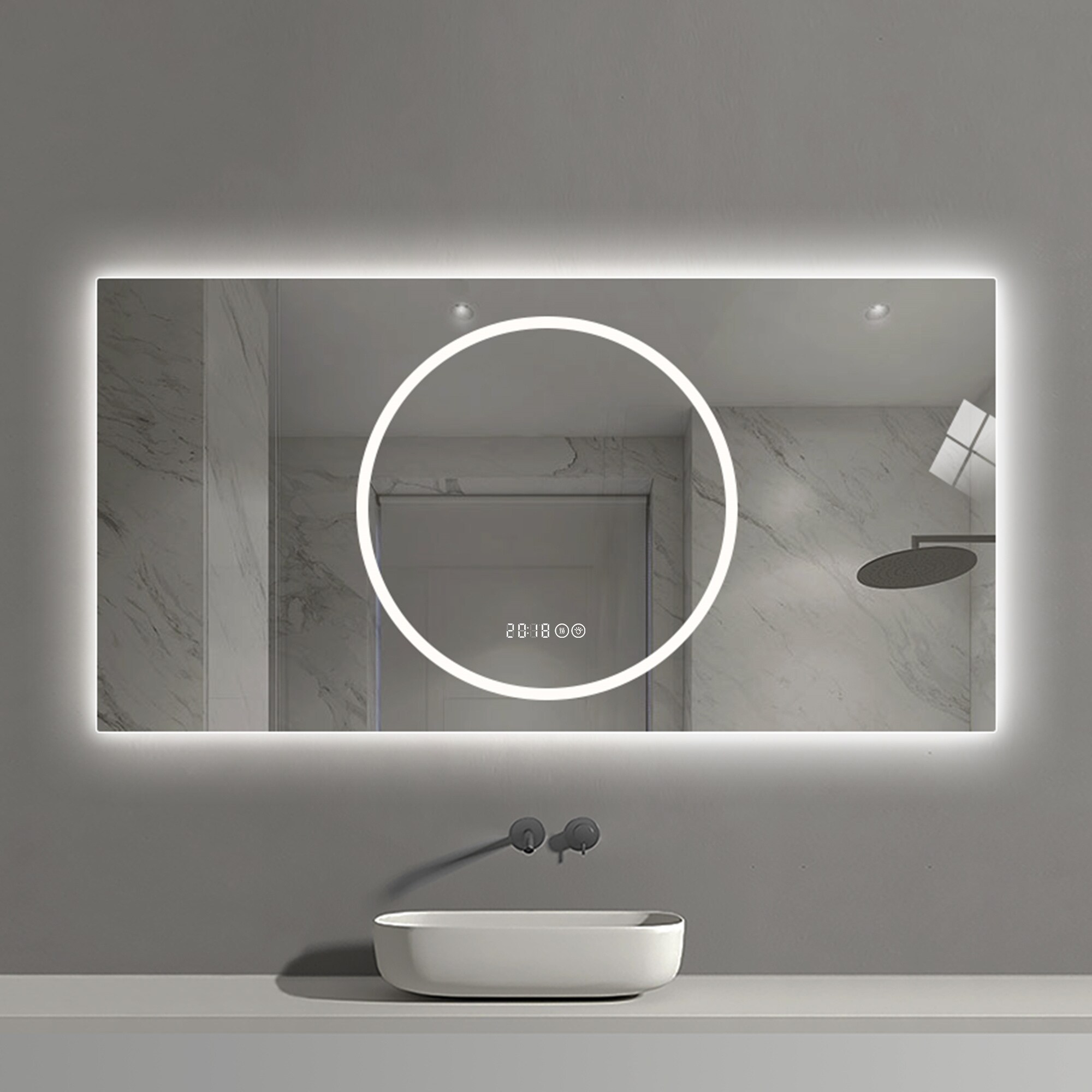 BABOOM BOM-2121013-OR Framed-Bath-Mirrors - View #3