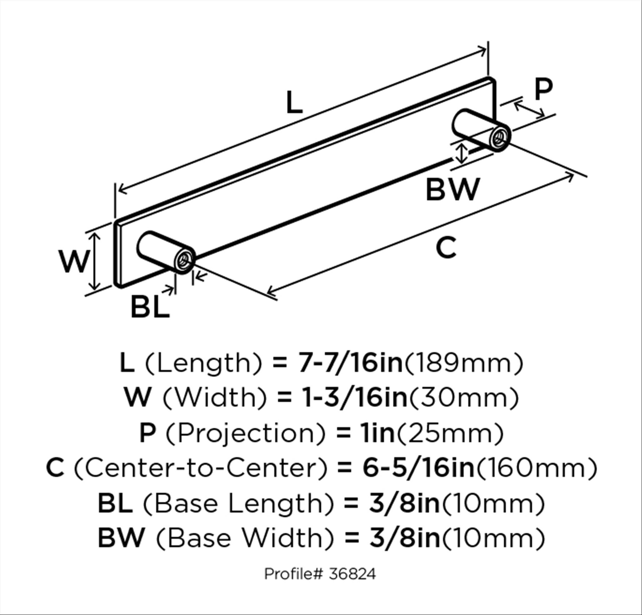 Amerock BP36824PN Cabinet-Pulls - View #3