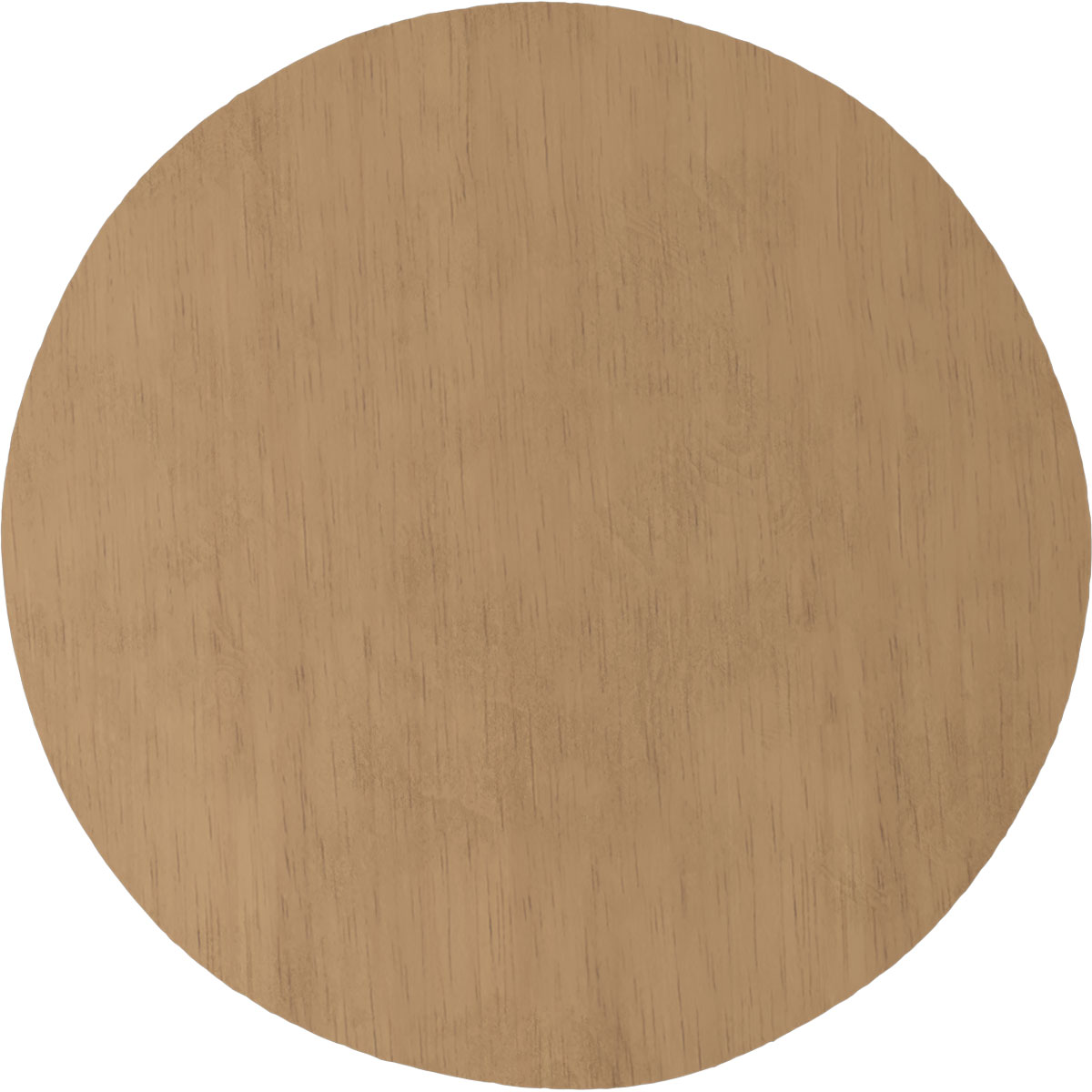 2 3/4" Unfinished Rubberwood Round Rosette