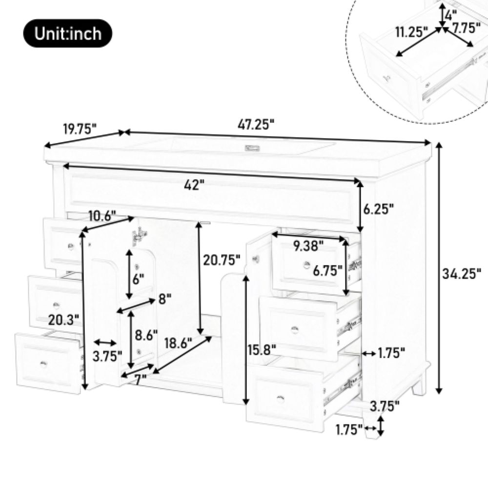 GDFStudio 353748 Bath-Vanity-Combo - View #6
