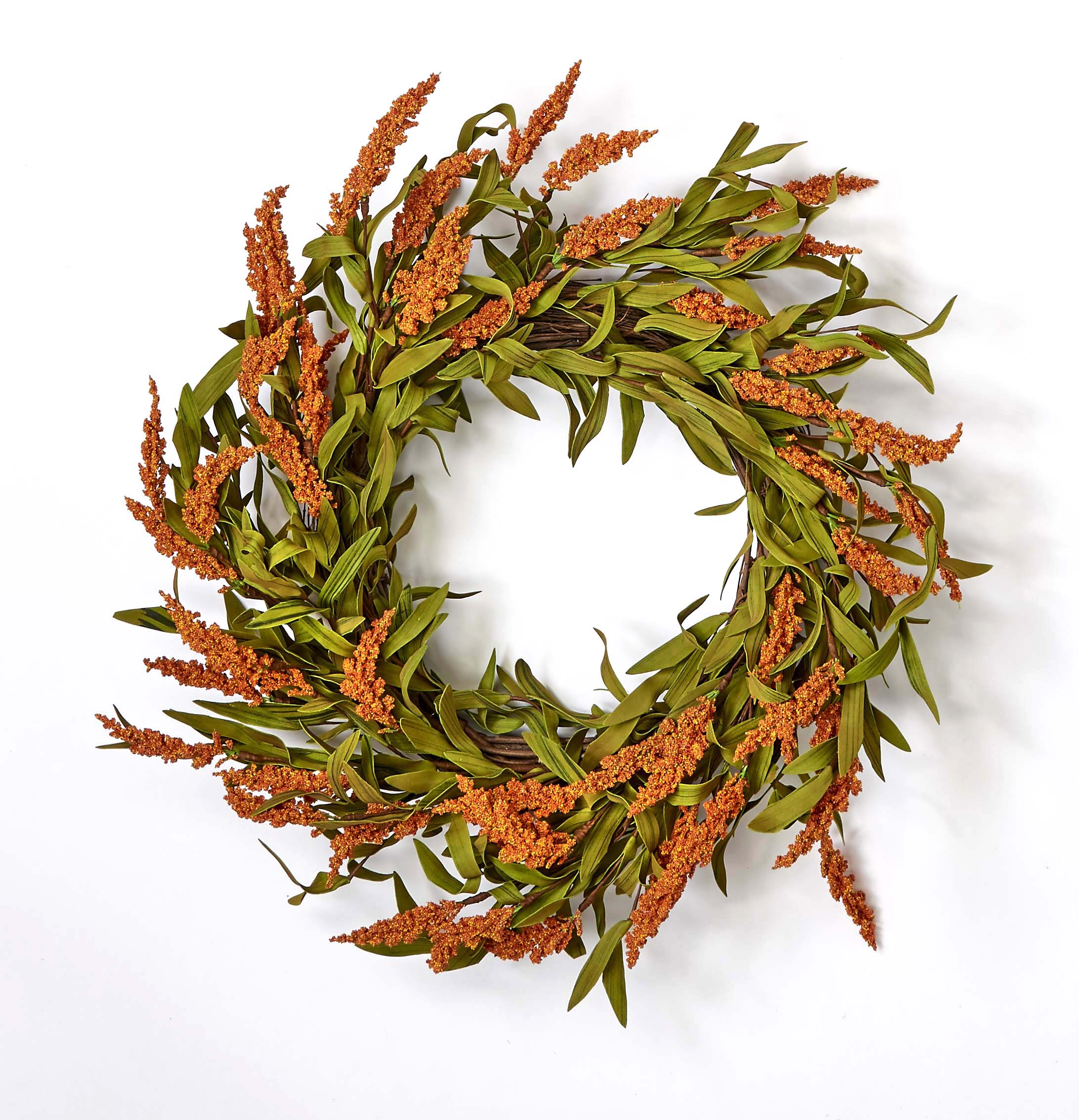 Worth Imports 7765 1.8-ft 22-in Leaves Artificial wreath