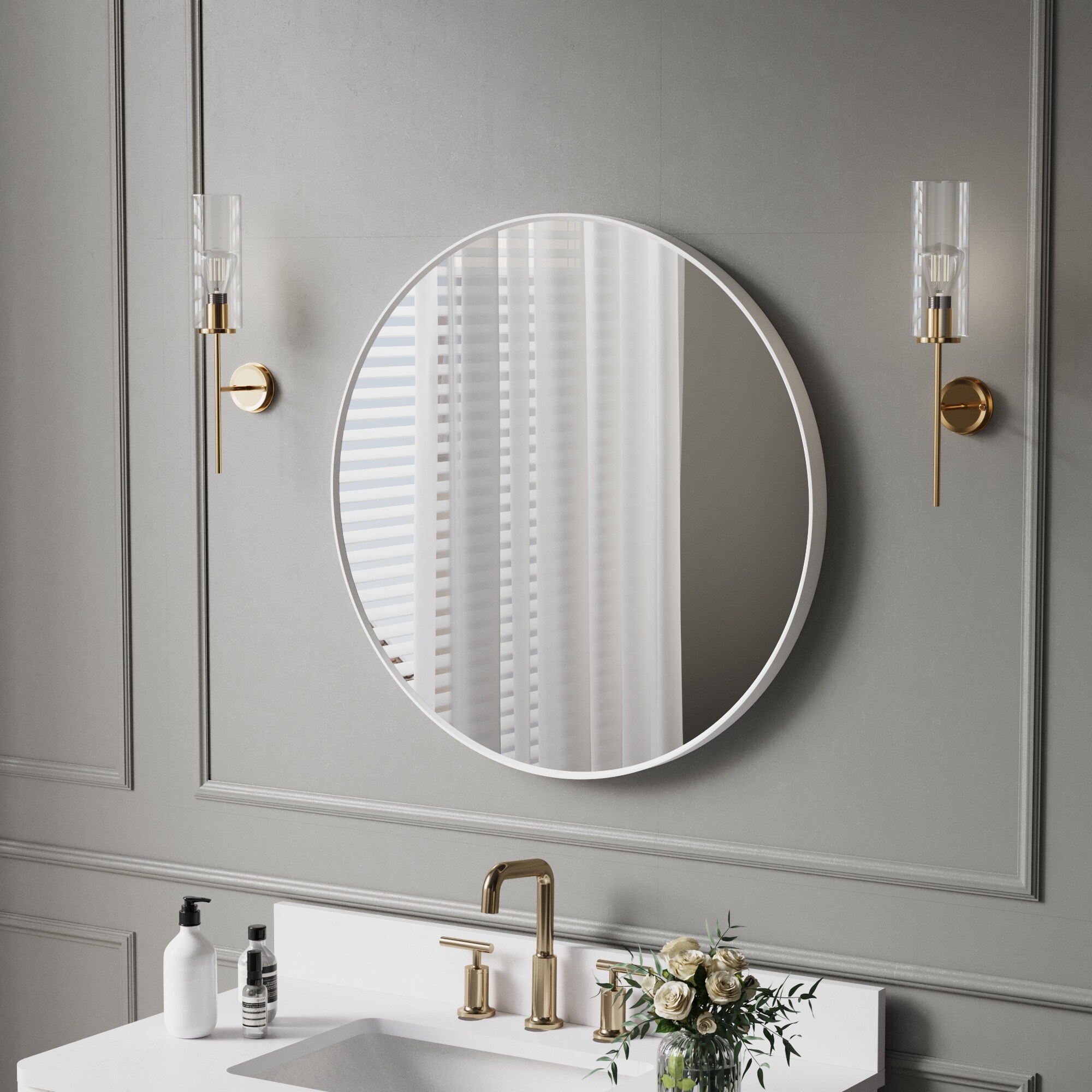 Forclover HYFC-BA637US Framed-Bath-Mirrors - View #2