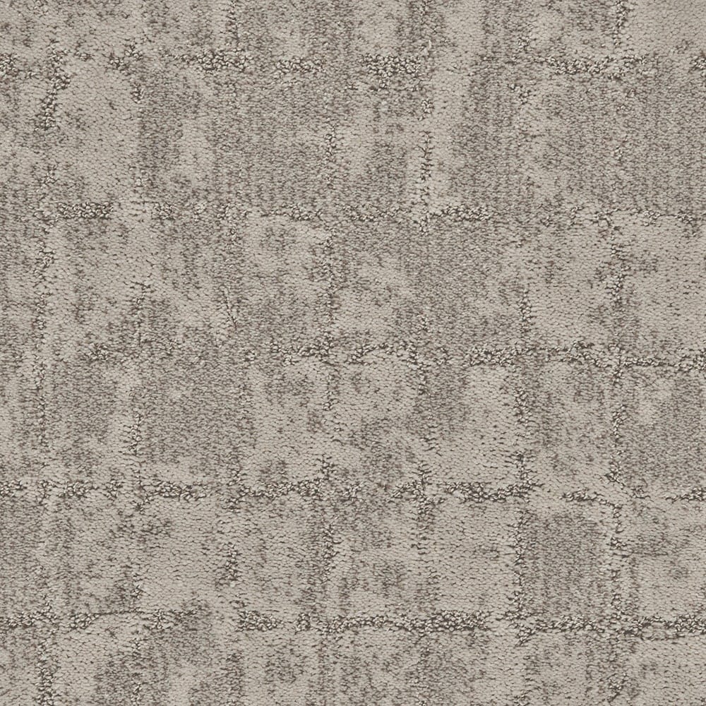STAINMASTER STP64-L007-0808 (Sample) Mellow Walk Fleece Brown 38-oz sq yard Polyester Pattern Indoor Carpet