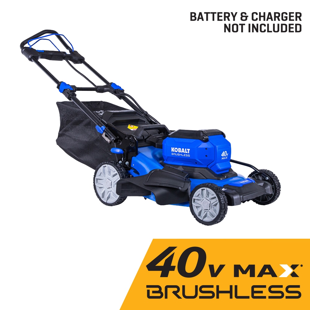 WEN Push Lawn Mower 19 in. 40-Volt Max Lithium-Ion Cordless Battery (Tool-Only)