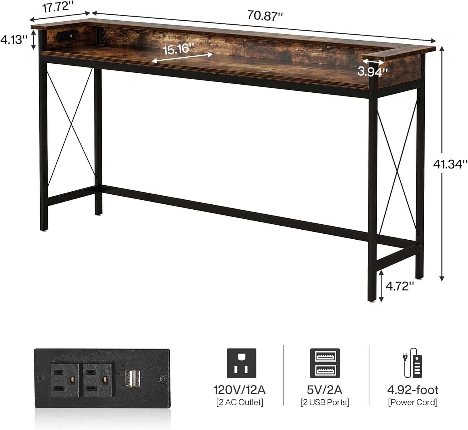 Siavonce XH64922 Console-Sofa-Tables - View #2