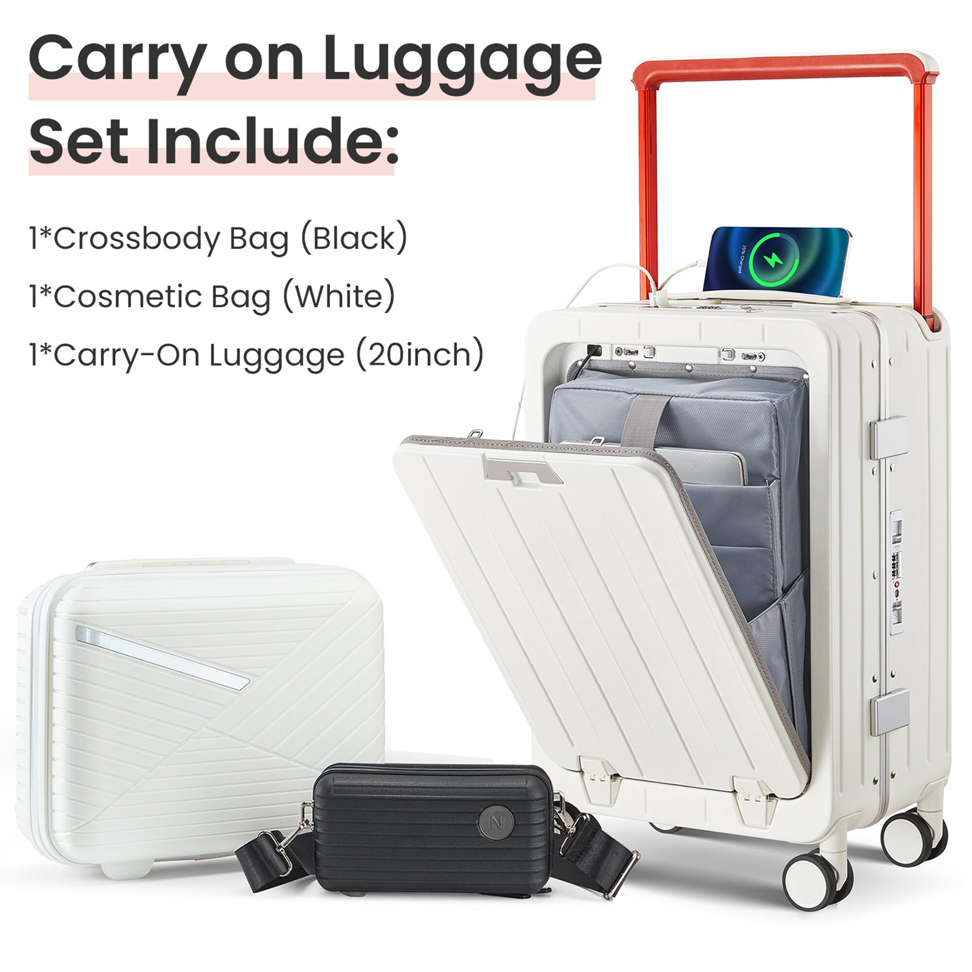 SINOFURN SYD9200005WT Luggage-And-Luggage-Sets - View #15