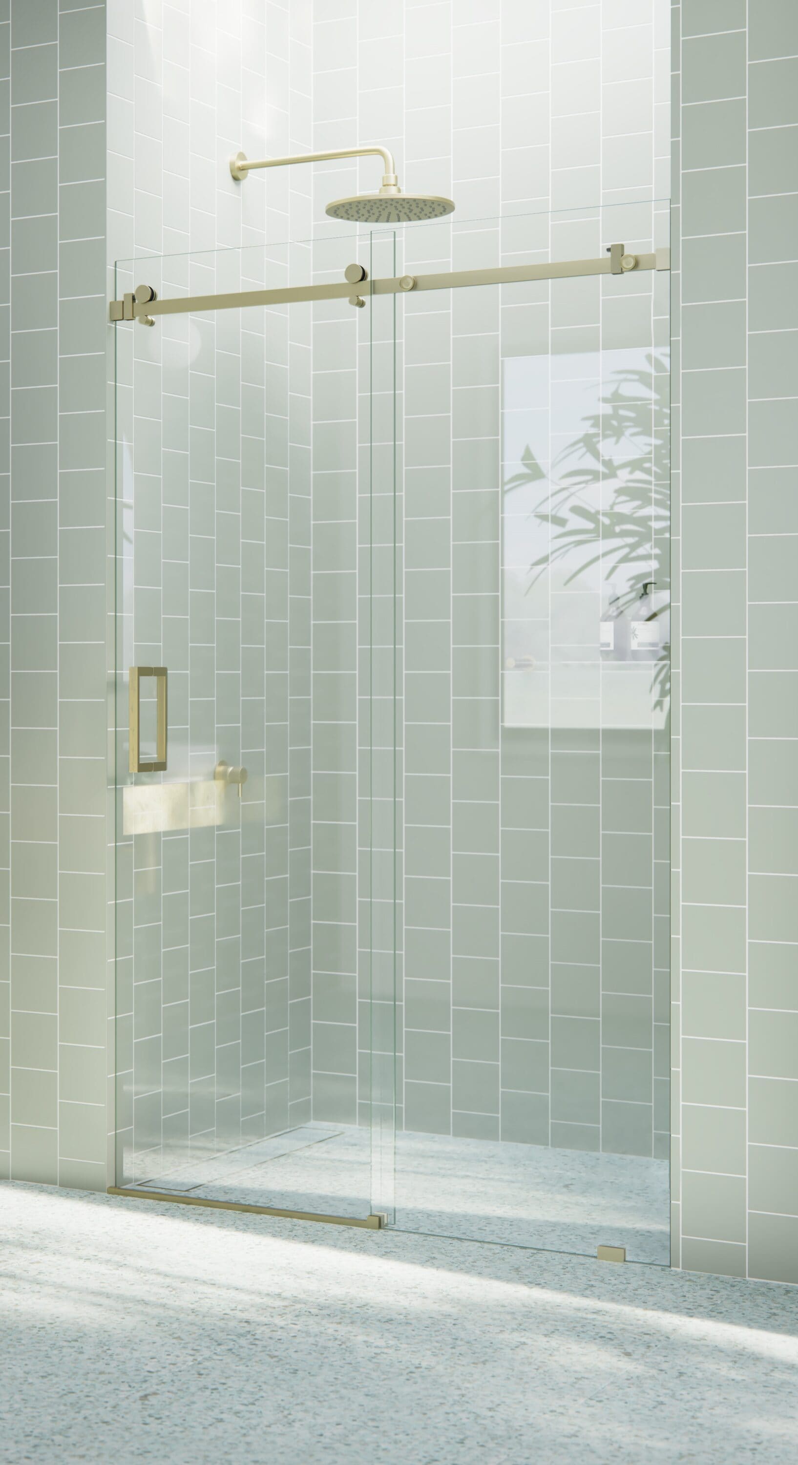 Glass Warehouse SQSLD-48-SB Shower-Doors - View #4