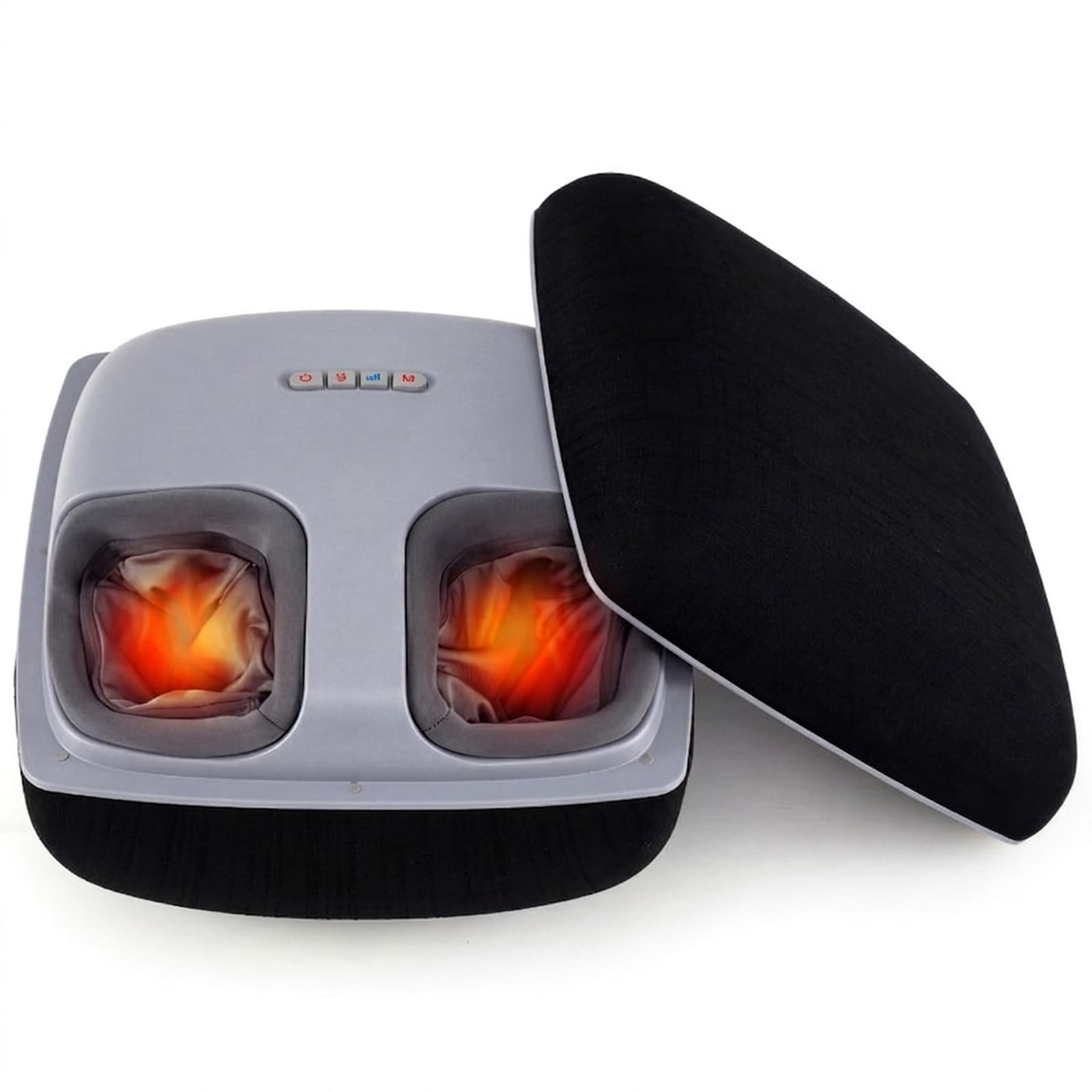 SUGIFT - Shiatsu Foot Massager with Heat Air Compression and Deep Kneading 3-Level Plantar Fascii...