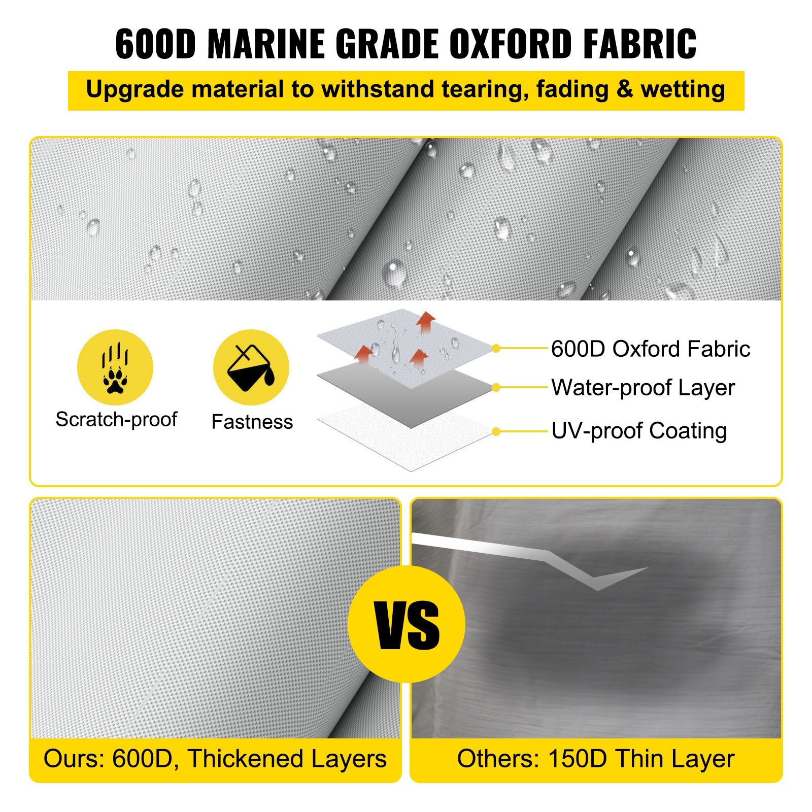 VEVOR FQCZYCYCB21245KUNV0 Boat-Covers - View #5