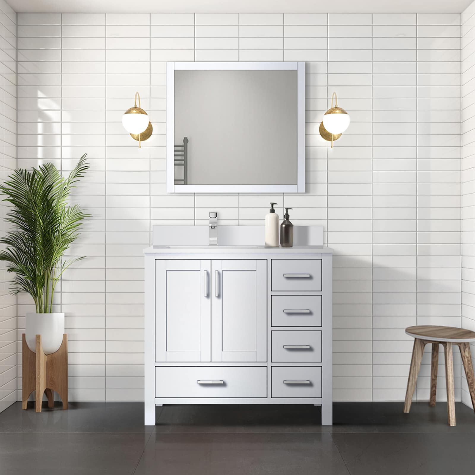 Lexora LVJ36SA310L Bath-Vanity-Combo - View #7