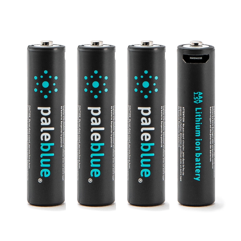 Batterie AAA - 400 mAh - Li-Ion - Rechargeable via USB-C - Câble