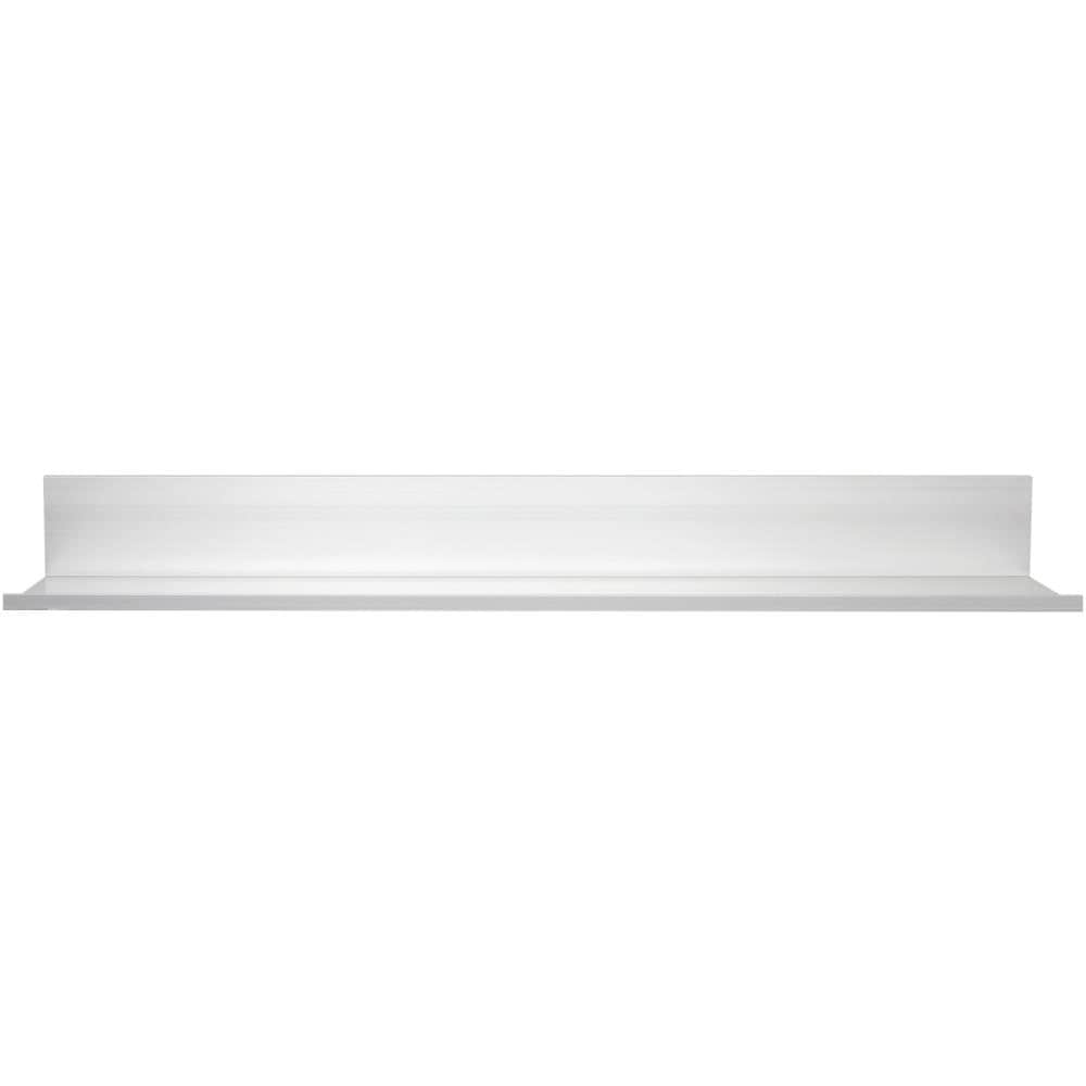 Hangman L-24-C 23.87-in L x 4.625-in D x 2.5-in H Silver Metal Floating shelf