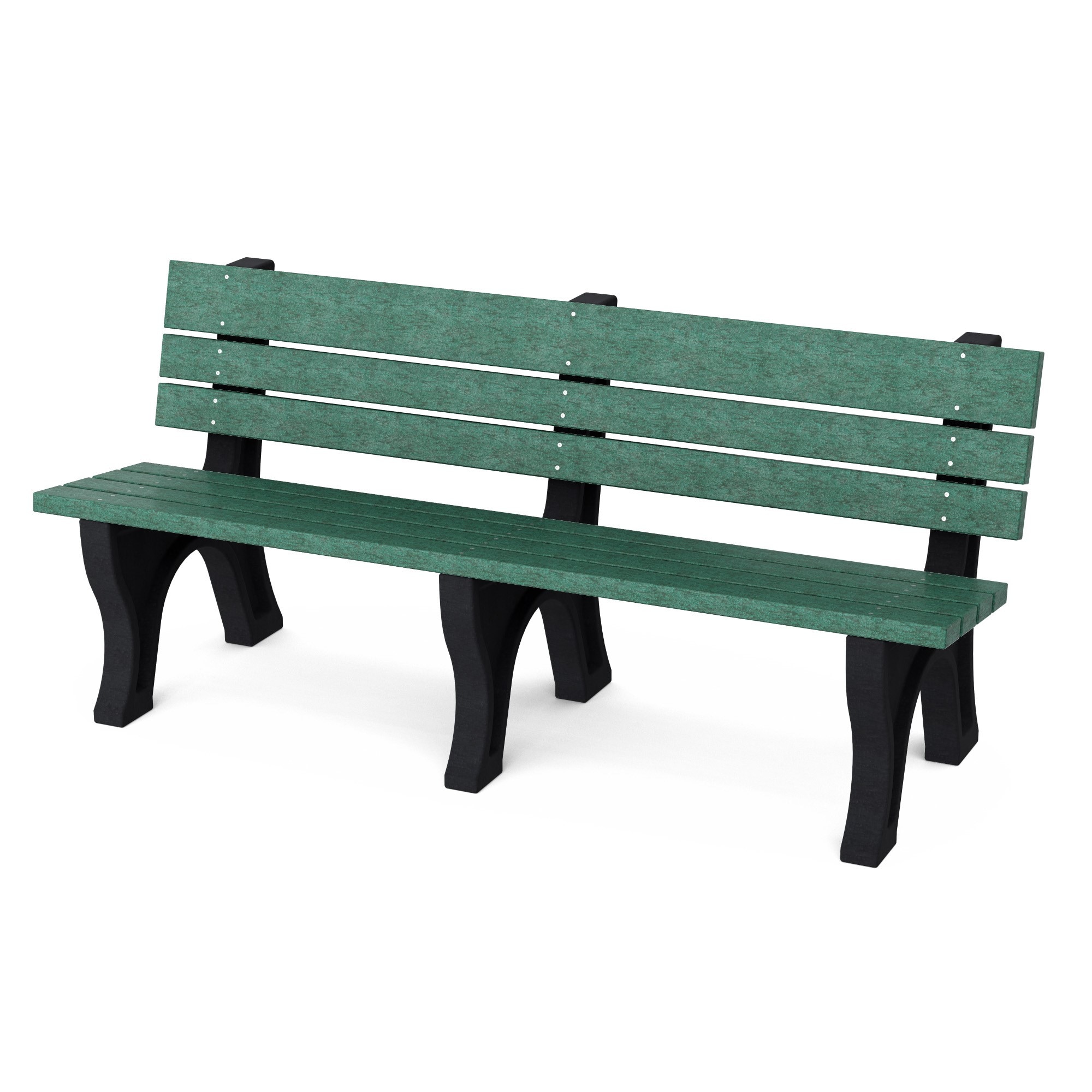 Wildridge 72-in L Heritage Recycled plastic Park Bench