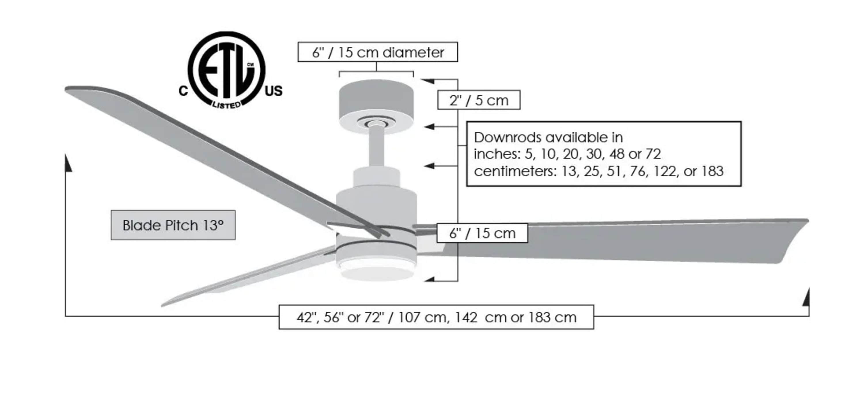 Matthews Fan Company AKLK-TB-BK-72 Ceiling-Fans - View #18