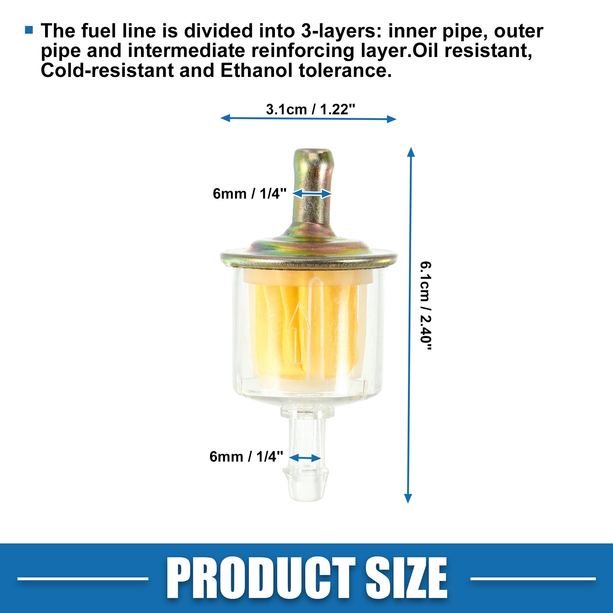 Unique Bargains S26011300UX2561 Ope-Fuel-Filters - View #4