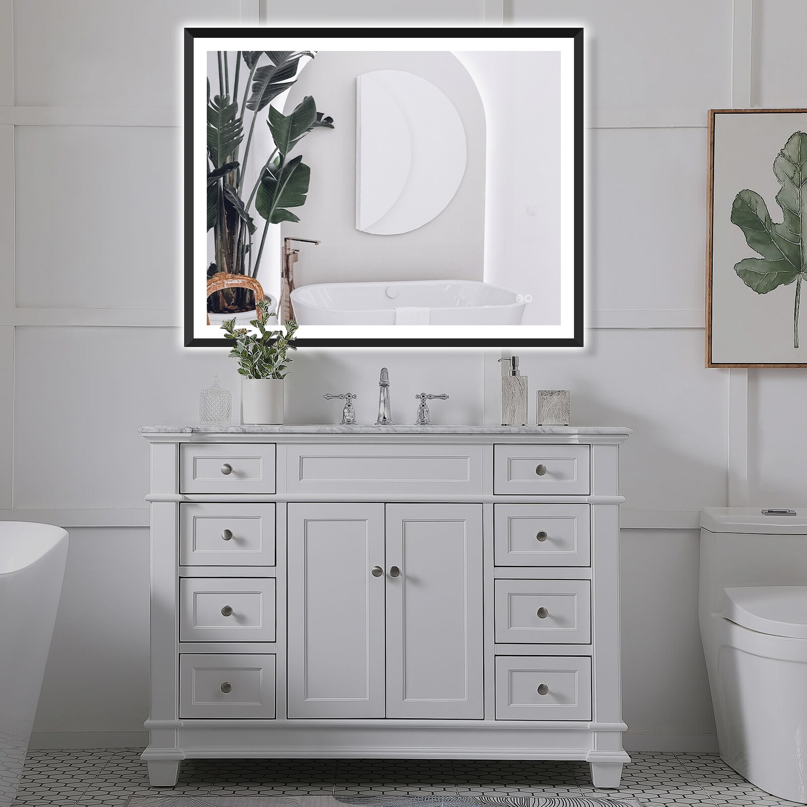 Forclover MRW-6F4032MB Framed-Bath-Mirrors - View #19