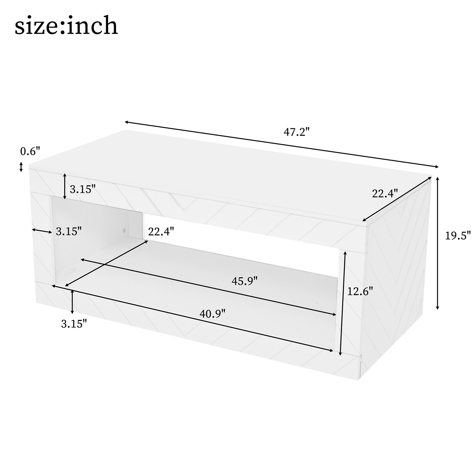 WELLFOR CHY-CF035USBL Coffee-Tables - View #10