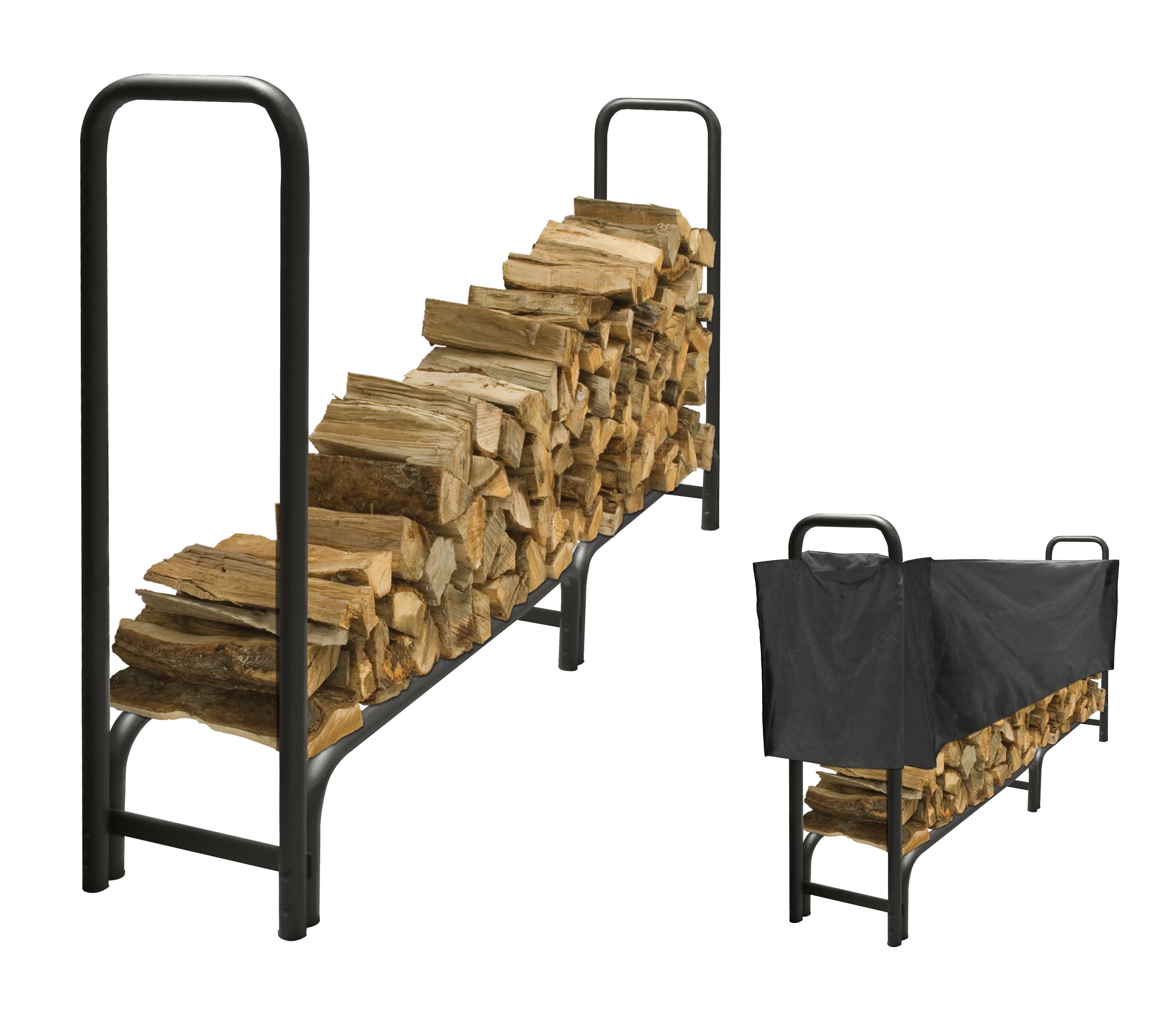 Half cord firewood discount rack