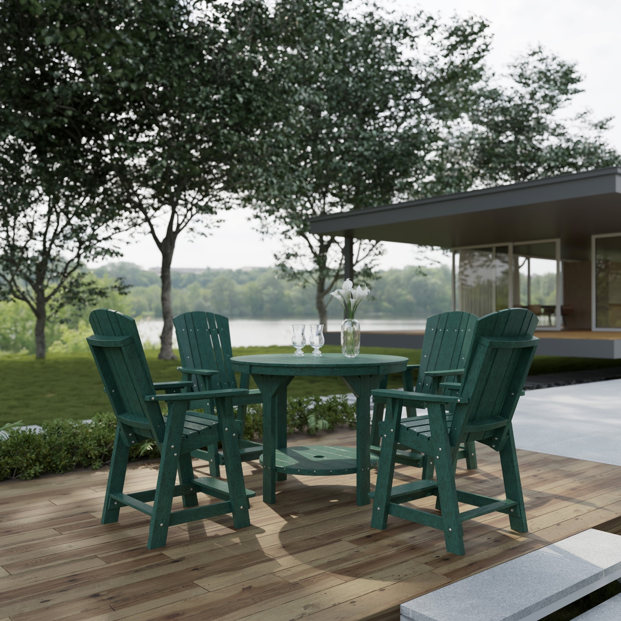 Wildridge LCC-180-TG Patio-Dining-Sets - View #2