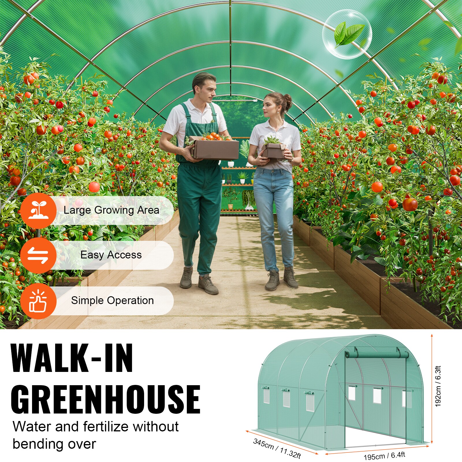 VEVOR SCSDXWS12X7X06997V0 greenhouses - View #5