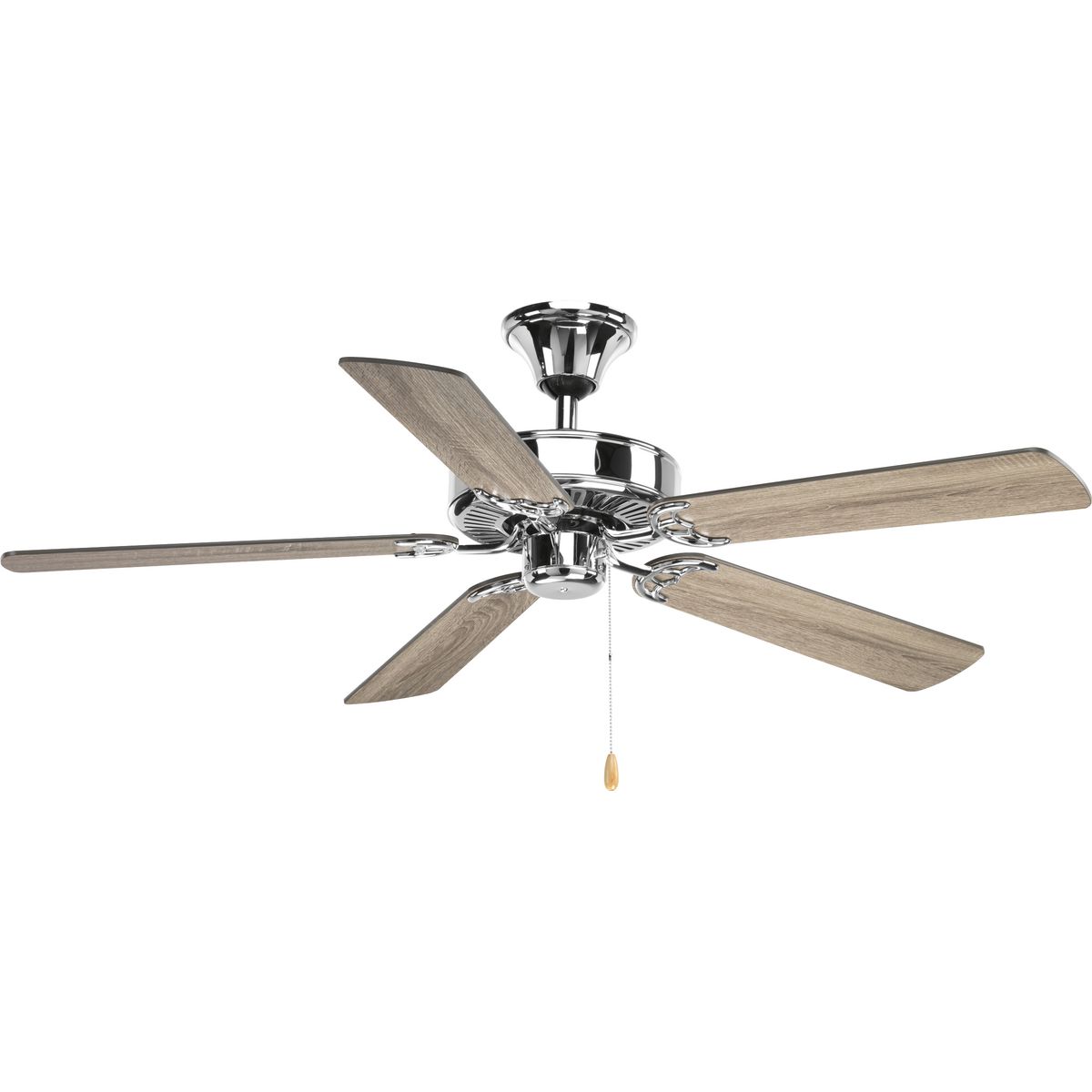 AirPro 52" Chrome Ceiling Fan with Reversible Blades