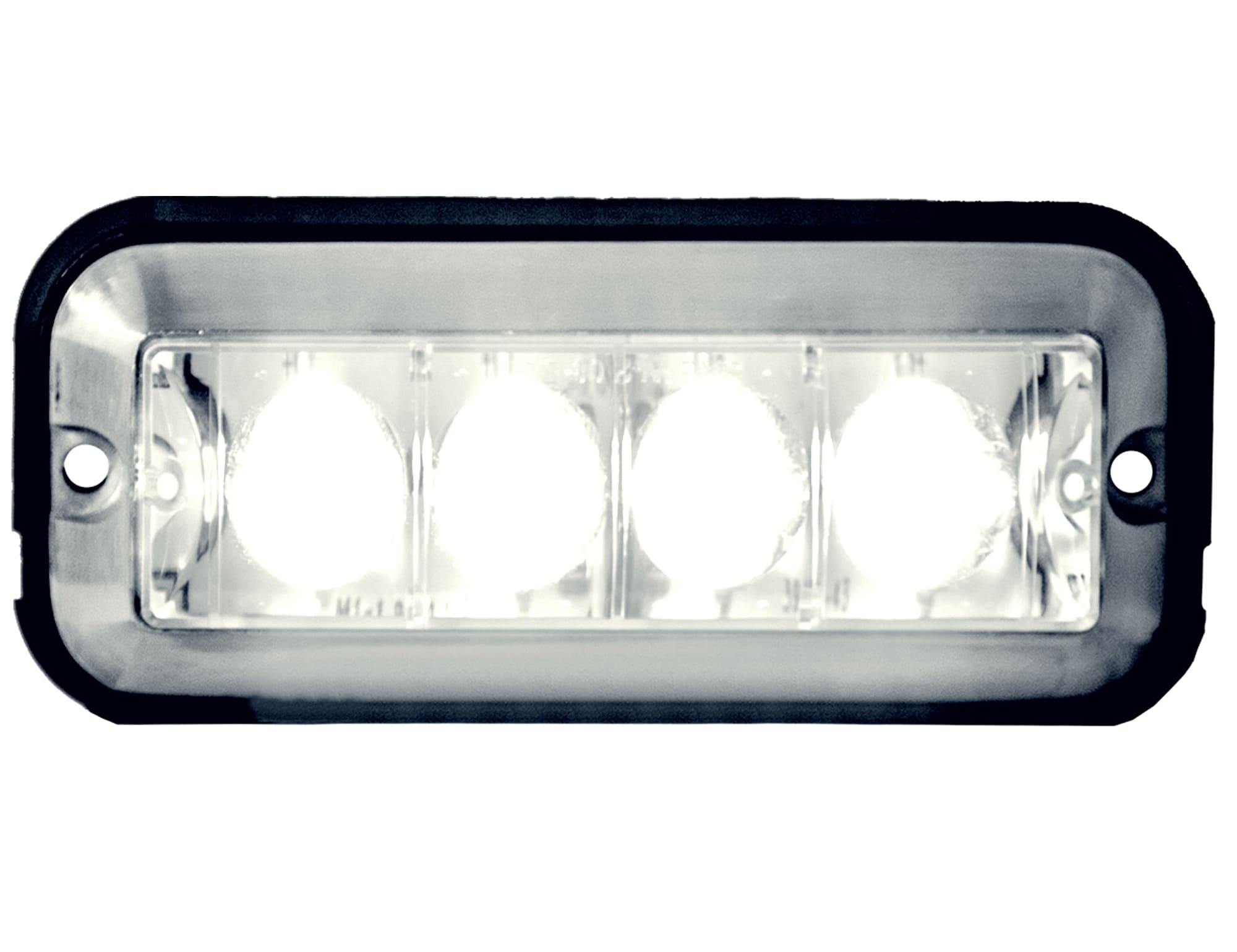 Buyers Products 8891006 5 in. LED Raised Strobe Light Clear LED strobe light
