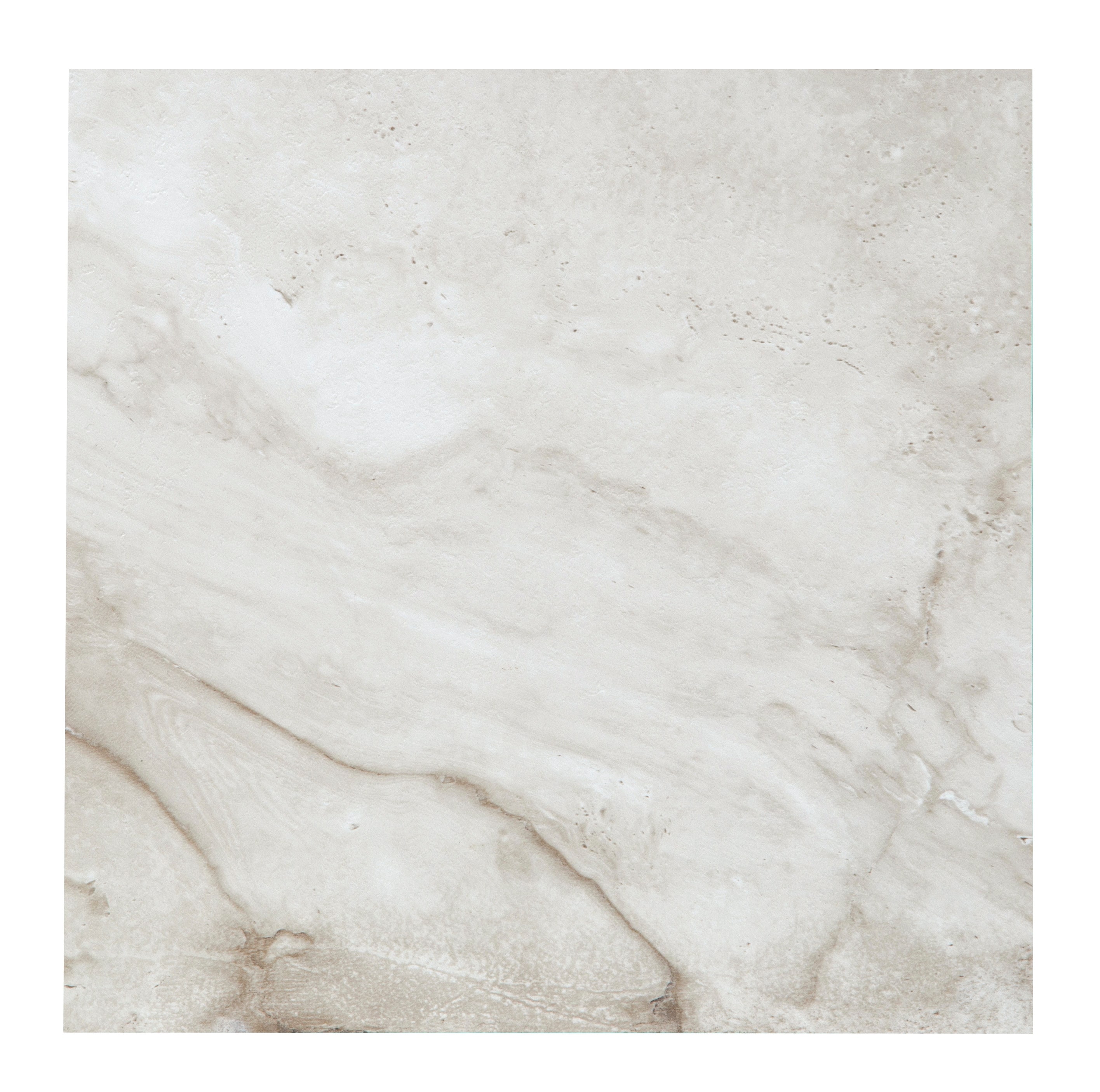 These stone tiles look may like marble but they're entirely made of fi