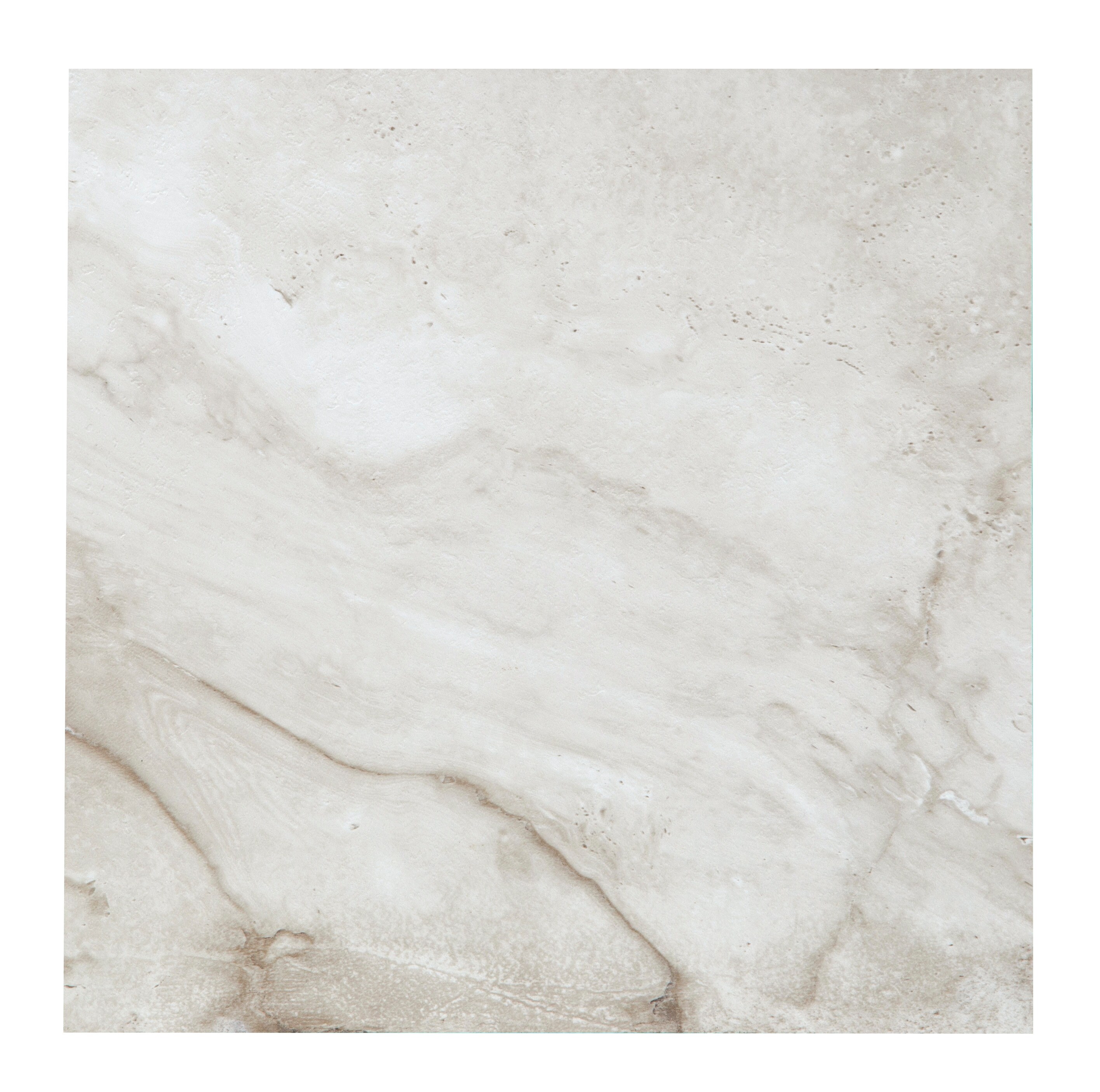 Style Selections Alpine Stone Off-white Stone Look 3-mil x 12-in W x 12-in L Water Resistant Peel and Stick Luxury Vinyl Tile Flooring (1-sq ft/ Piece)
