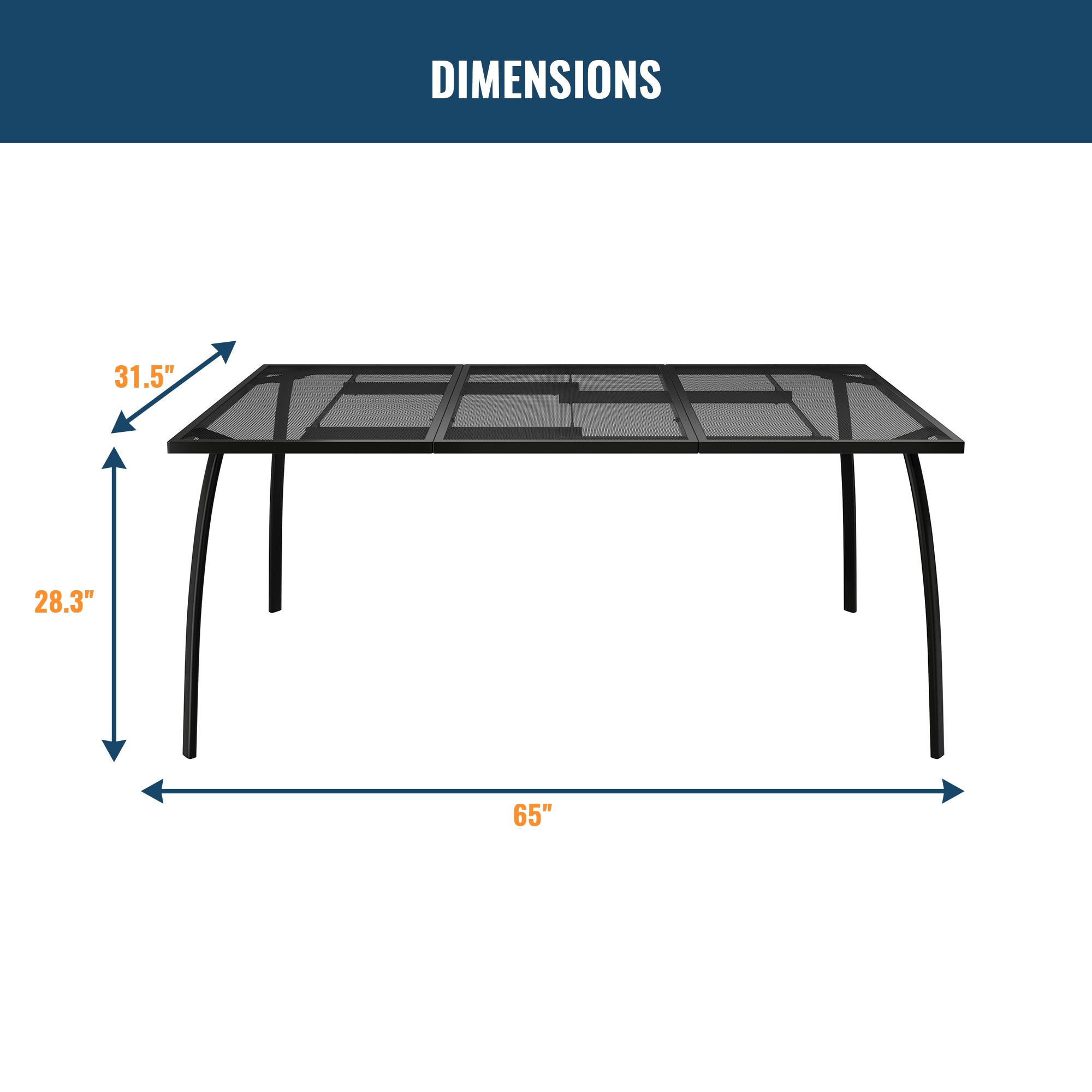 Clihome CL-07SL6C1TBL Patio-Dining-Sets - View #5