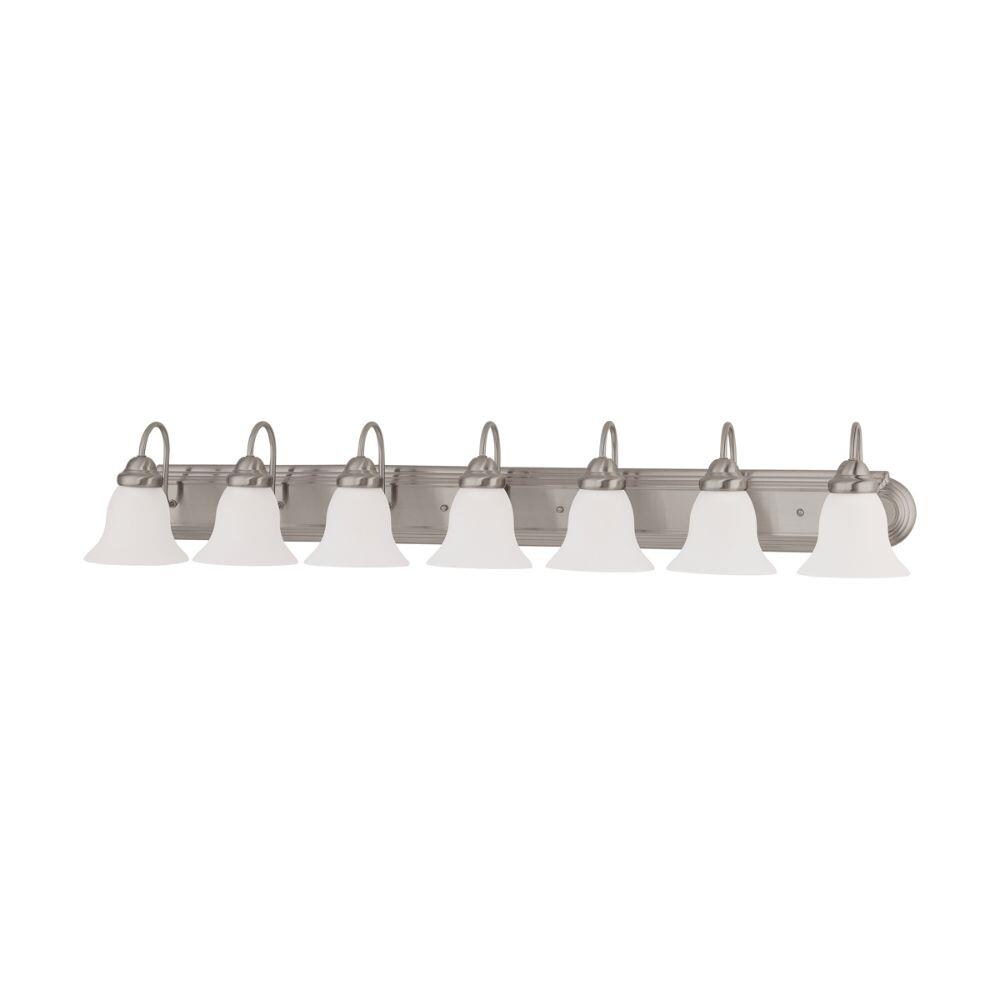 LW-SC514915 48-in 7-Light Brushed Nickel Transitional Vanity Light Bar