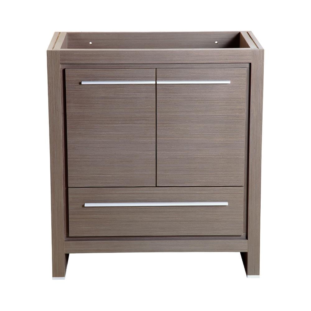 Fresca FCB8130GO Allier 30-in Gray Oak Bathroom Vanity Base Cabinet without Top