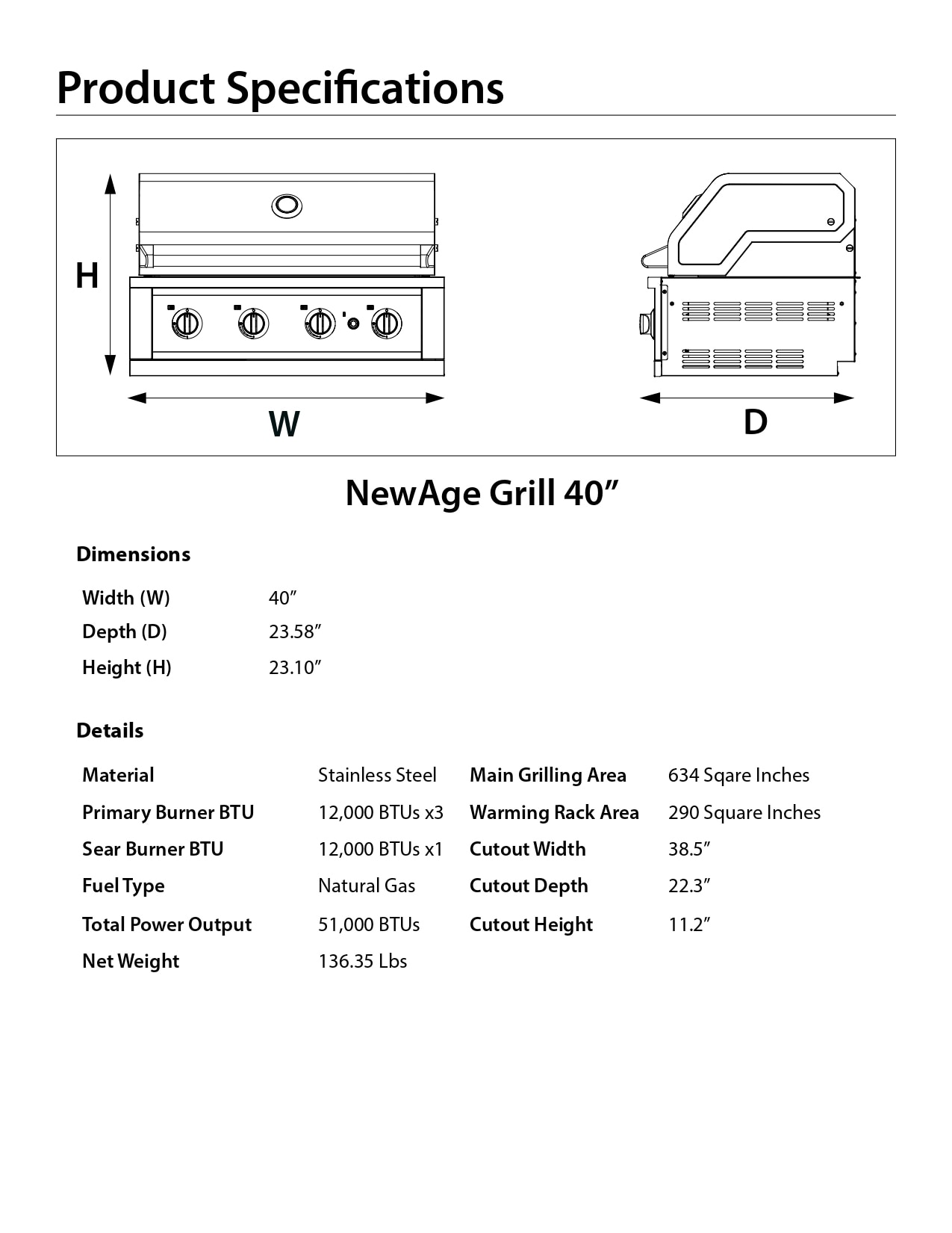 NewAge Products 71077 Modular-Outdoor-Kitchens - View #19