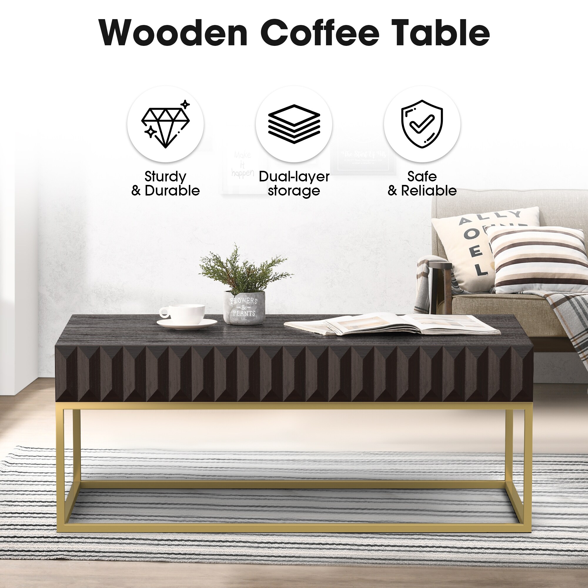 Matrix Decor MDCM4545WN-C Coffee-Tables - View #6