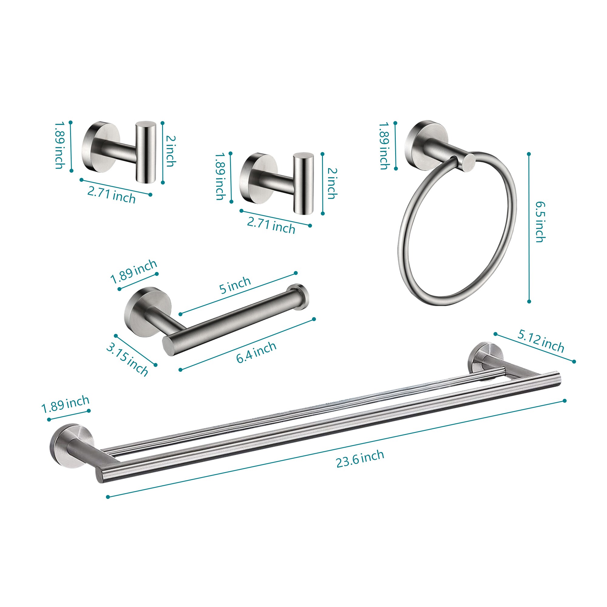 Tatayosi T-7P174684 Decorative-Bath-Hardware-Kits - View #9