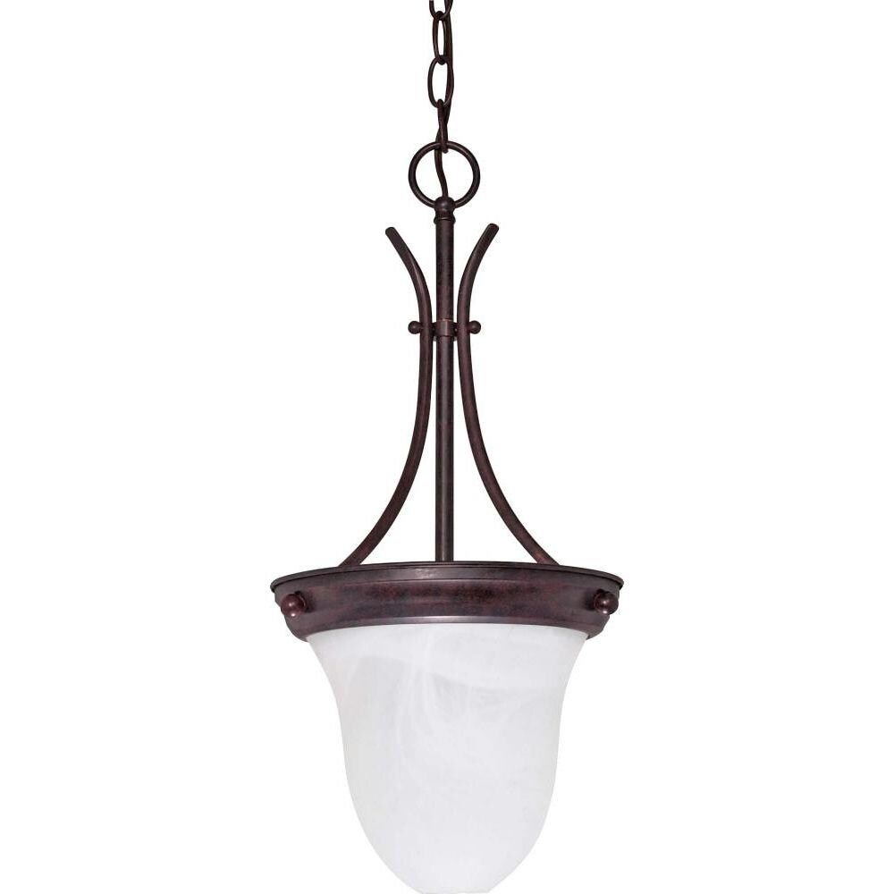 Old Bronze Transitional Drum Pendant Light In The Pendant Lighting   12058001 