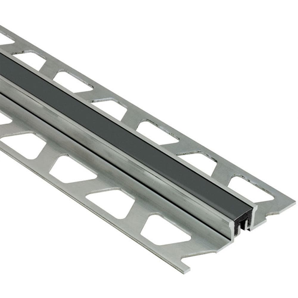 Schluter Systems AKSN210GS Dilex-KSN 0.813-in W x 98.5-in L Black Aluminum Tile Edge Trim