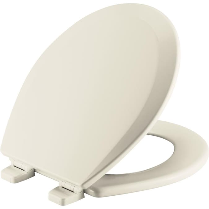 Bemis Biscuit Round Toilet Seat In The Seats Department At Com - Bemis Toilet Seat Hinge Biscuit
