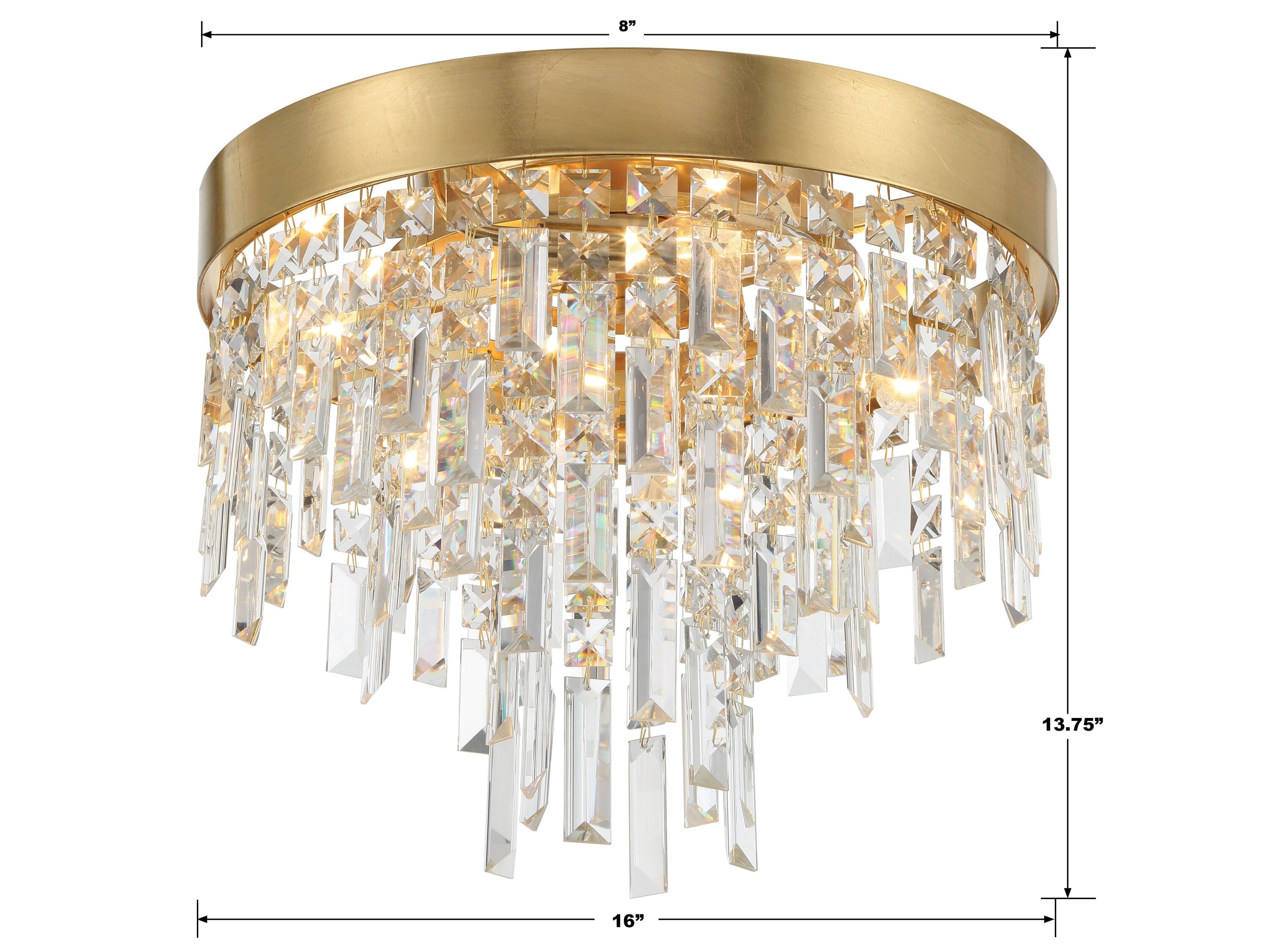 Crystorama WIN-213-GA-CL-MWP flushmounts - View #5