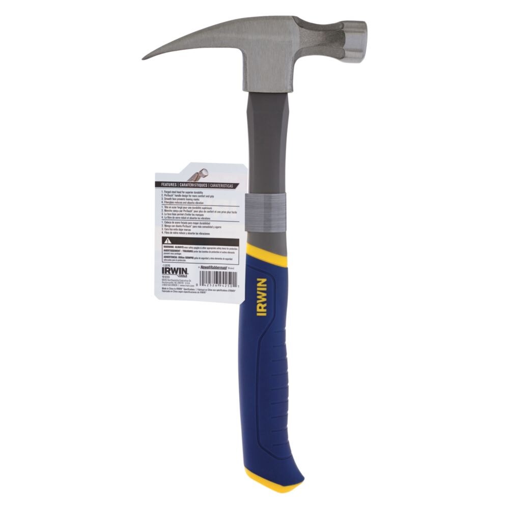 Stanley 16 Oz. Smooth-Face Curved Claw Hammer with Fiberglass Handle -  Power Townsend Company