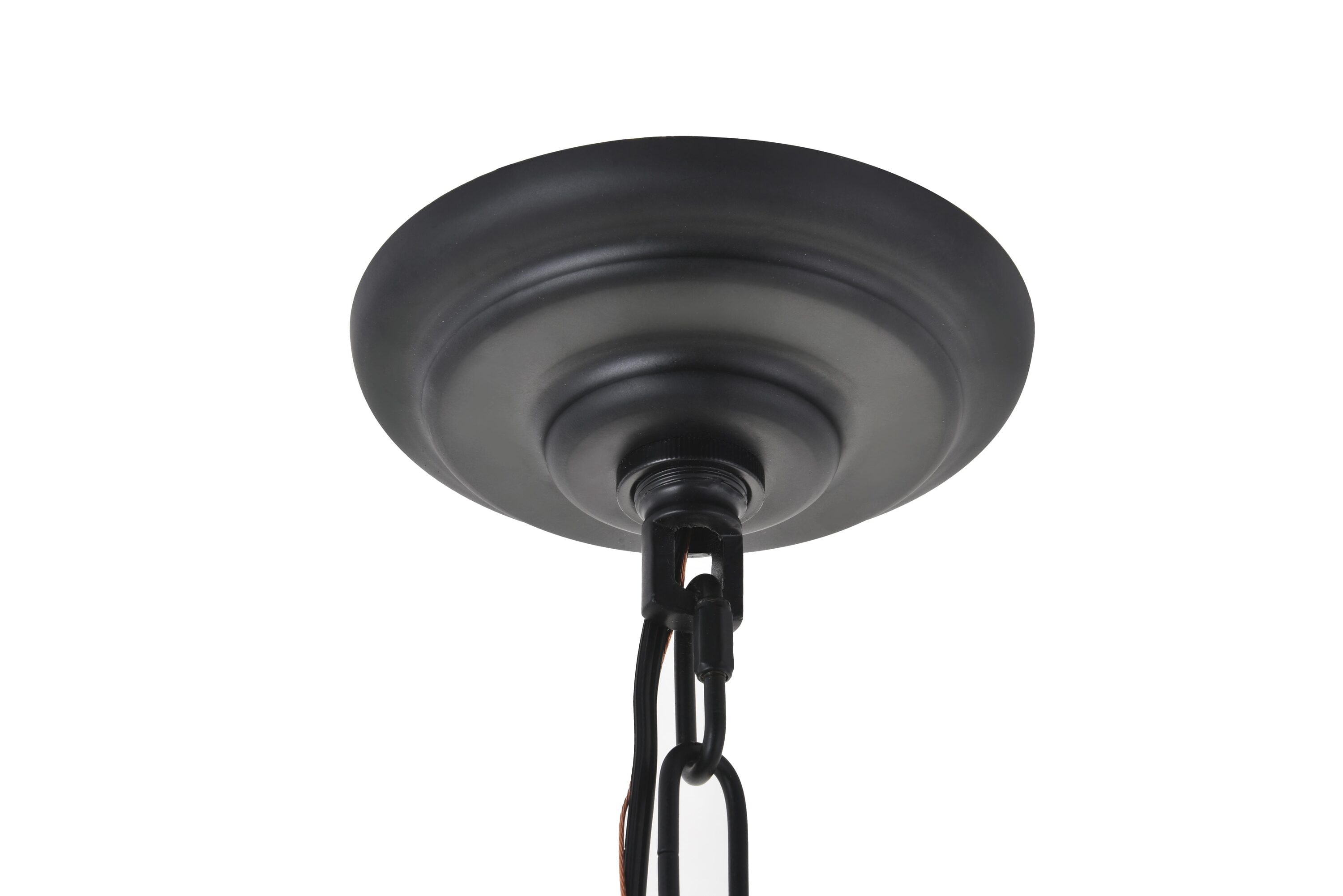 Elegant Wallace 4-Light Crystal Sphere Pendant in Matte Black